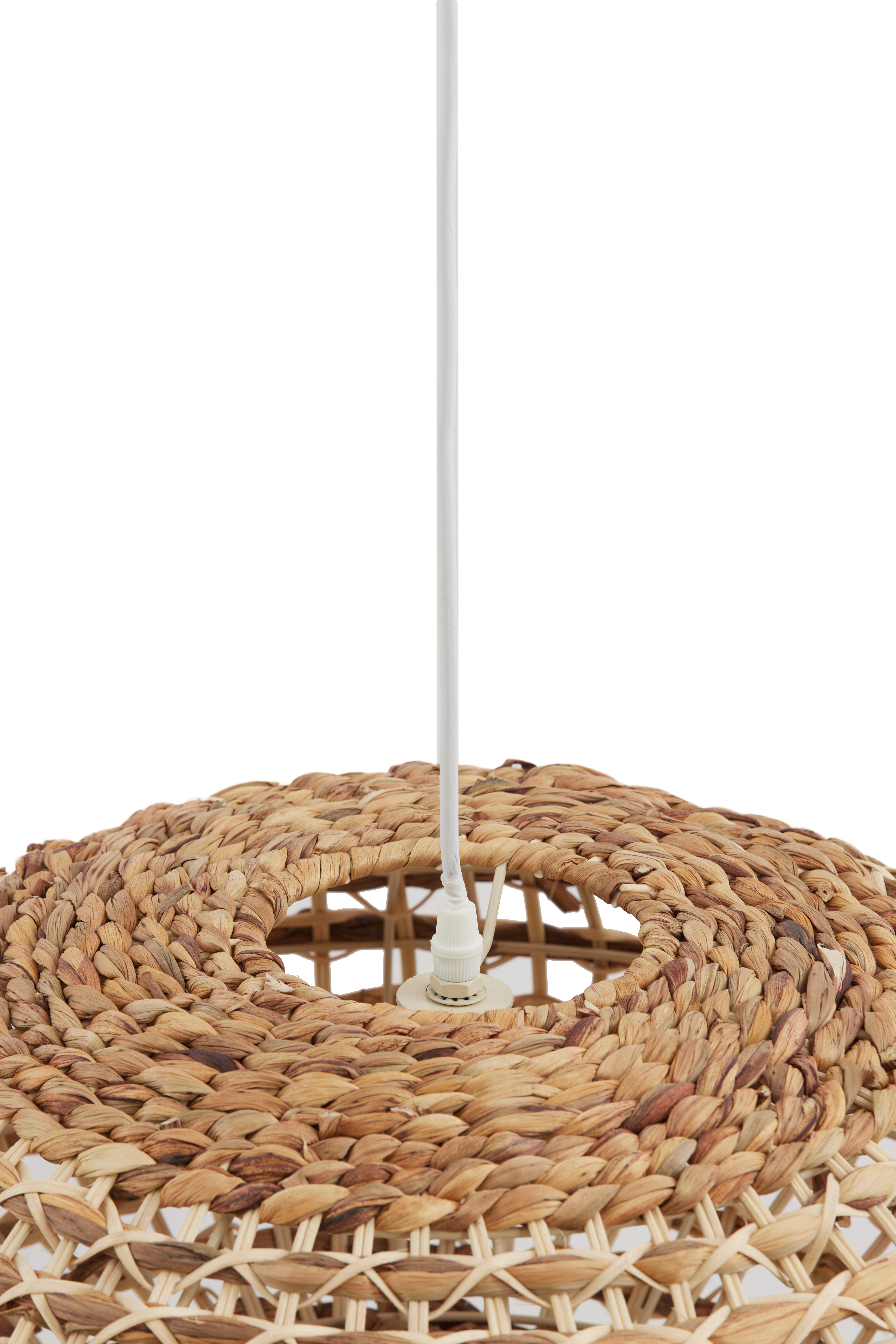 Hängeleuchte  Durchm. 50x24cm in Rattan natural