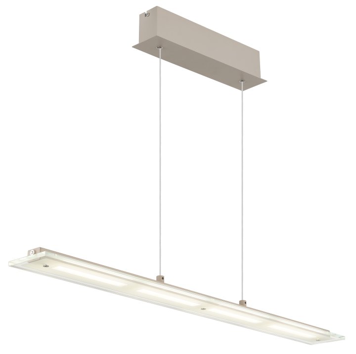 Interliving LED-Hängeleuchte IL-9356 in Metall sandfarben matt, Leuchte, Deckenleuchte, Deckenventilator, Gerät, Elektrisches Gerät