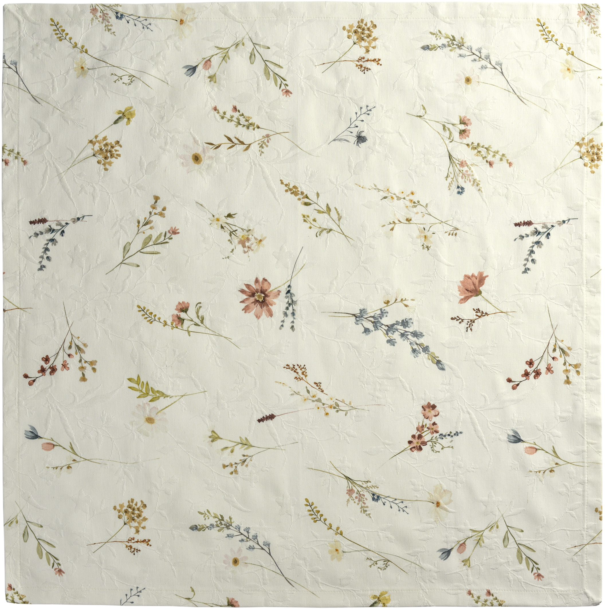 Sander Tischdecke FLAM ca. 85 x 85cm in Farbe original, Muster, Dekoration für Zuhause, Pflanze, Textur, Stickerei