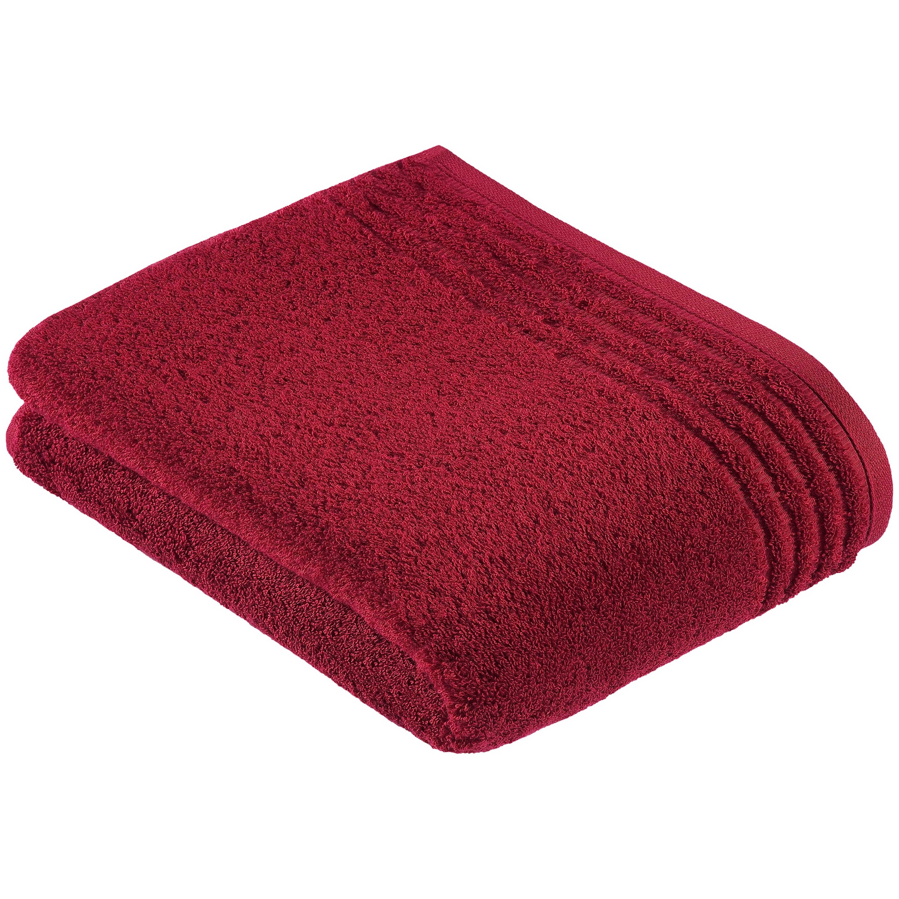 Vossen Badetuch Vienna Style Supersoft ca. 80x160cm in Farbe rubin