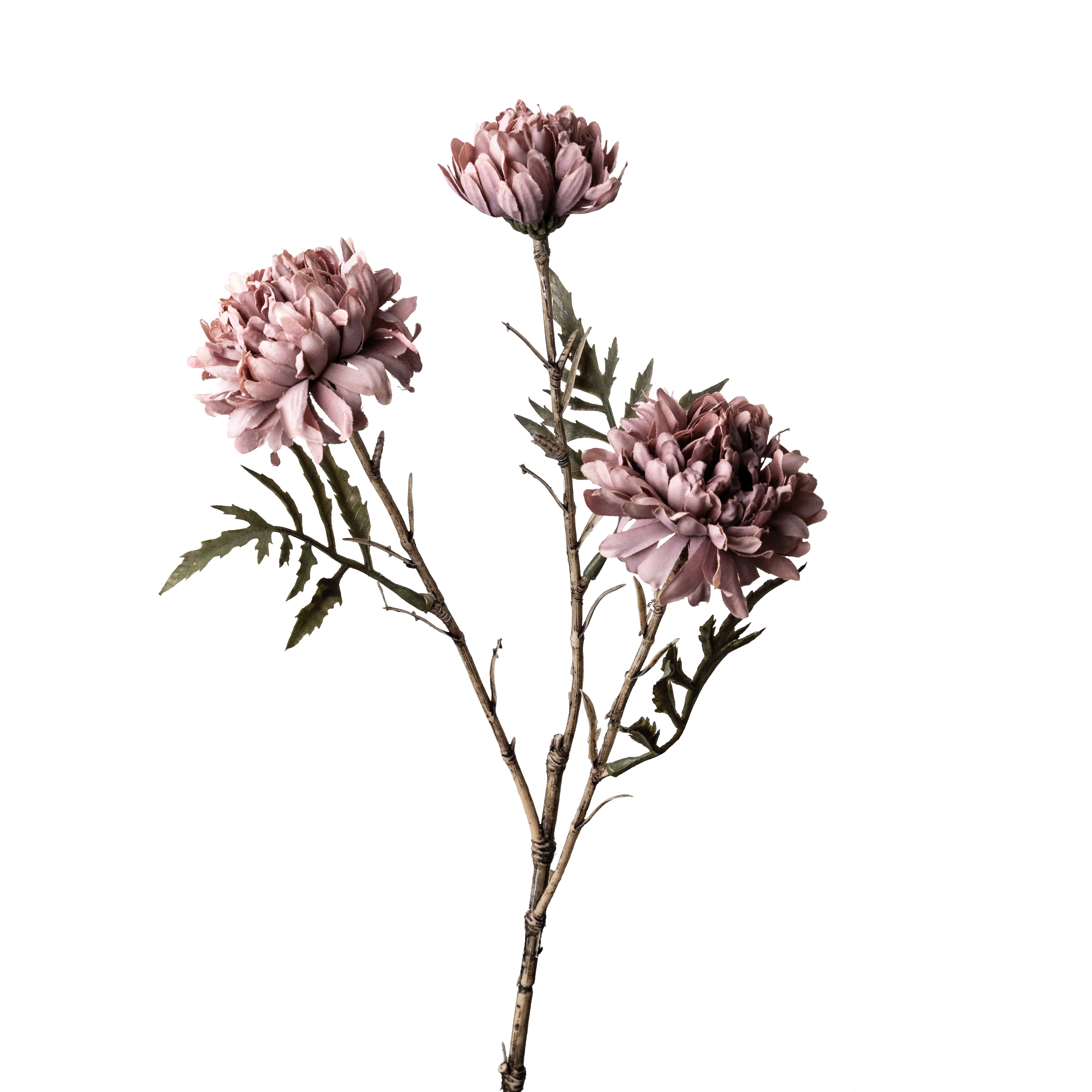 Flower Manufaktur Chrysantemenzweig ca. 46cm in Farbe Hellviolett