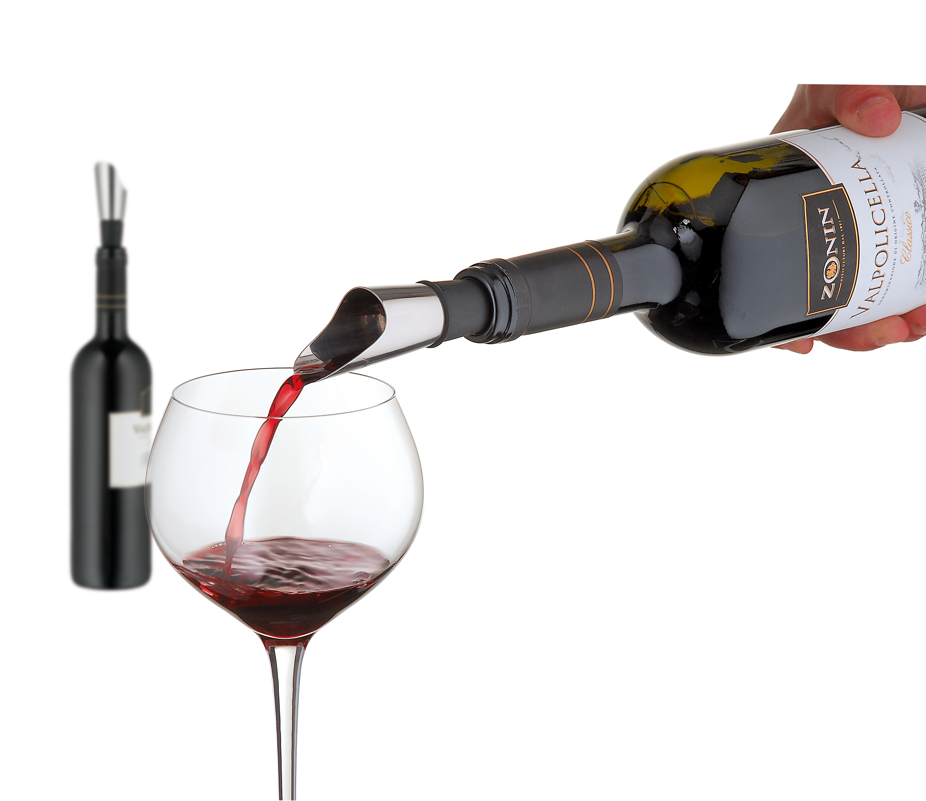 WMF Vino Dekantierausgießer in Edelstahl/schwarz