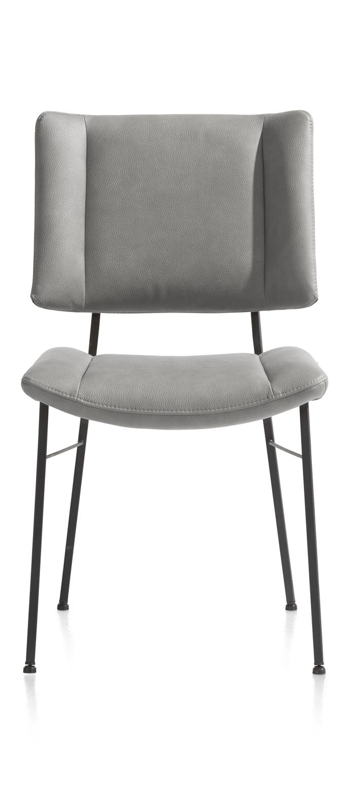 XOOON Stuhl TATUM ca. B49 H88 T62 cm in Stoff Pala hellgrau XOOON Stuhl TATUM ca. B49 H88 T62 cm in Stoff Pala hellgrau