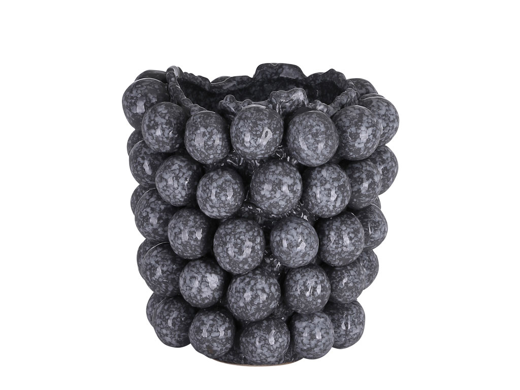 Villa Collection Vase/Übertopf 30 cm in Farbe mirage gray