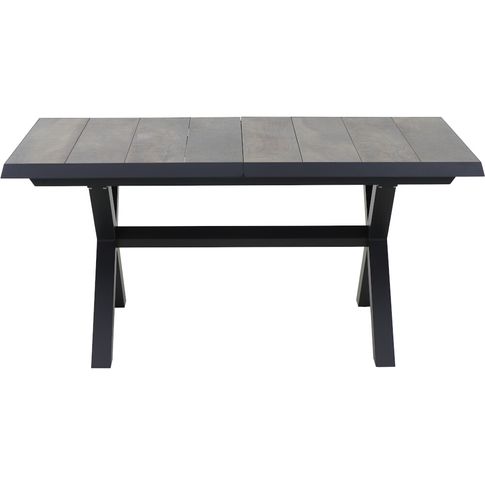 Ausziehtisch SINCRO ca. 160(200)x90cm mit Tischplatte in anthrazit/washed grau, Kaffeetisch, Mobiliar, Tabelle, Esstisch