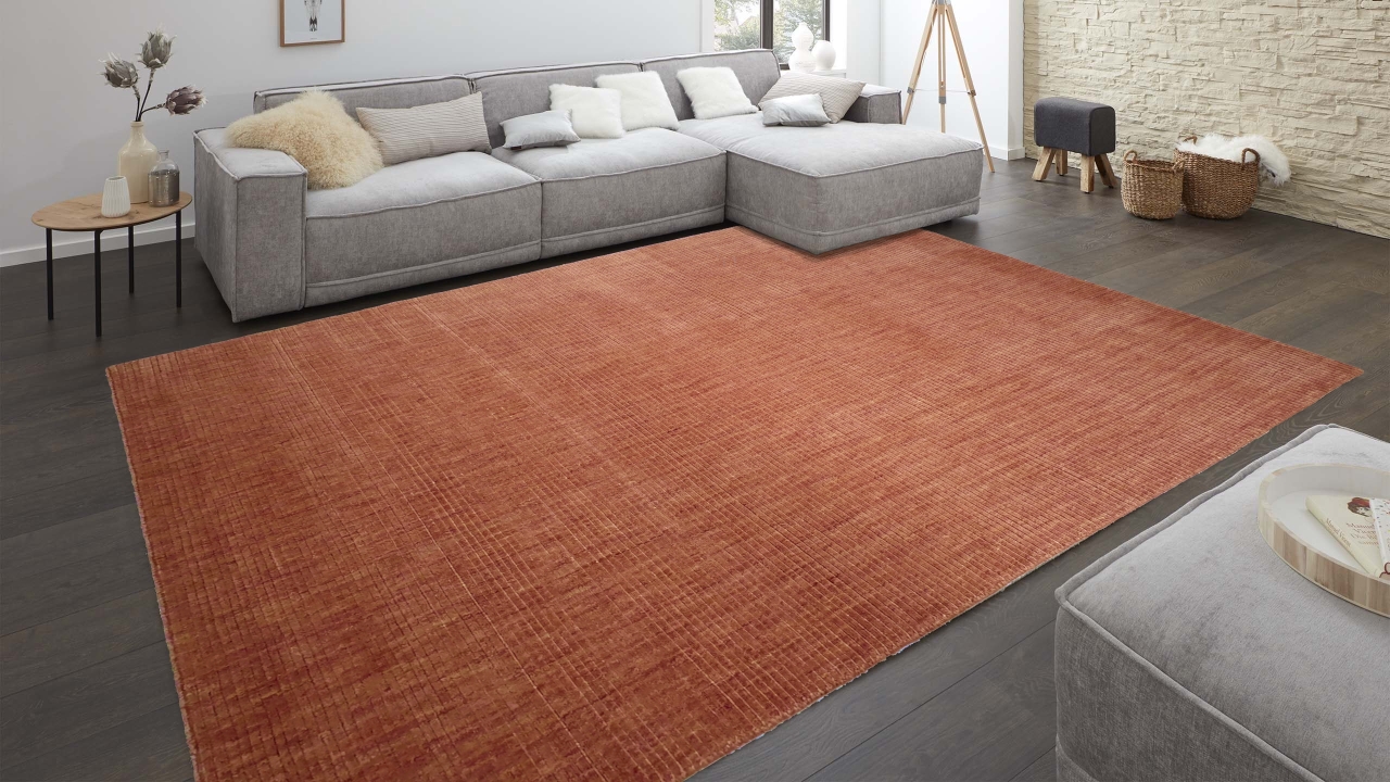 Interliving Teppich R-8120 ca. 70x140cm in Farbe rosé