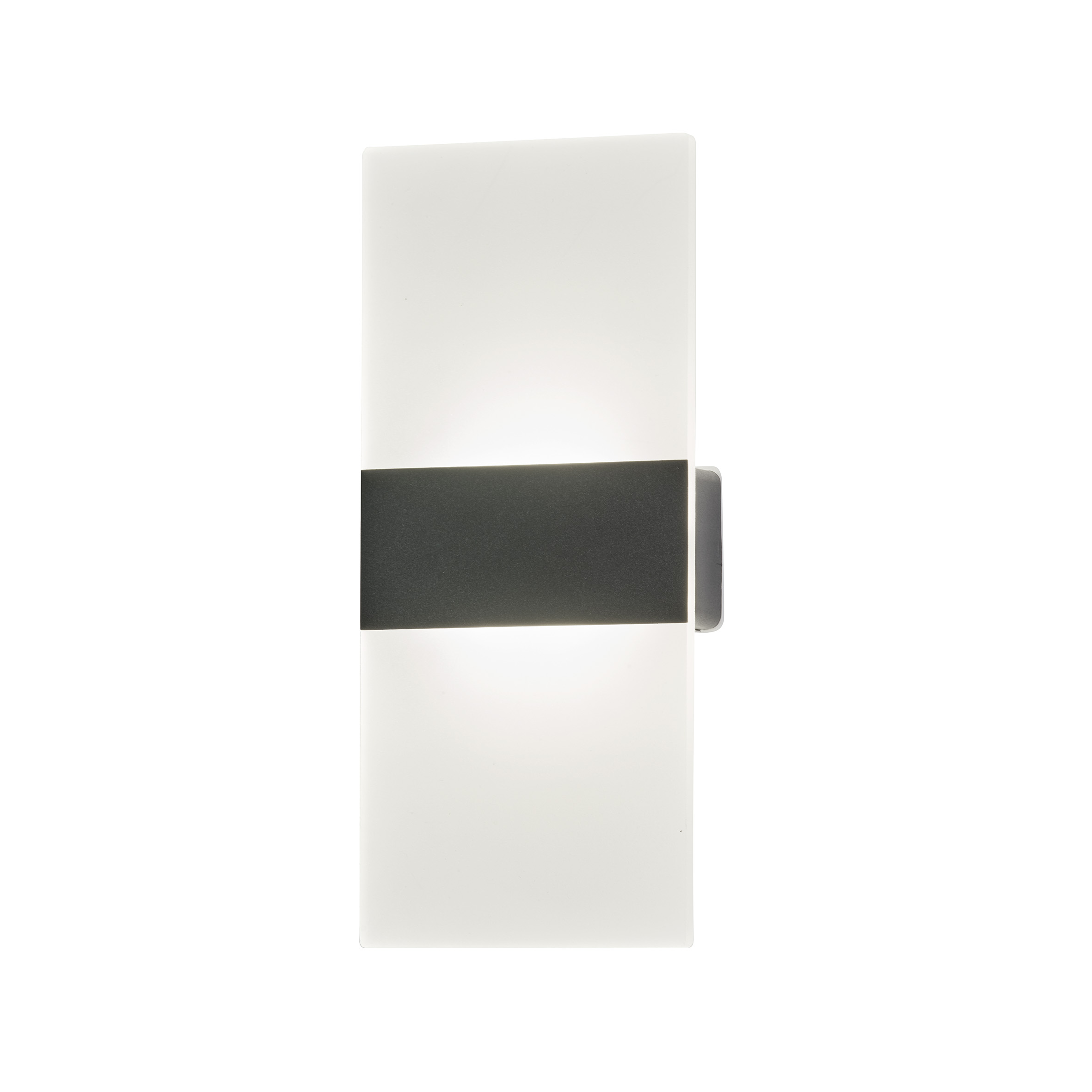 FH Lighting LED-Wandleuchte MAGNETIC in Kunststoff schwarz matt,