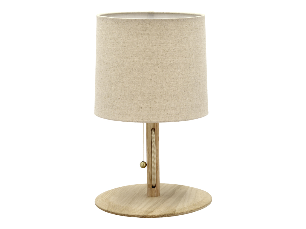 F&H Tischlampe VILLA COLLECTION BARV in Farbe Natur