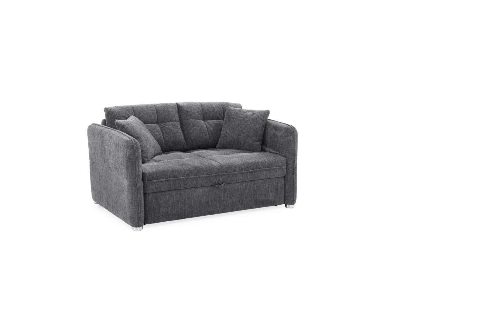 JOB Funktionssofa LEON ca. B147-191 H84 T105 cm in Dessin 443/09 Chenille grau JOB Funktionssofa LEON ca. B147-191 H84 T105 cm in Dessin 443/09 Chenille grau, Moebel, Couch, Stuhl, Sessel