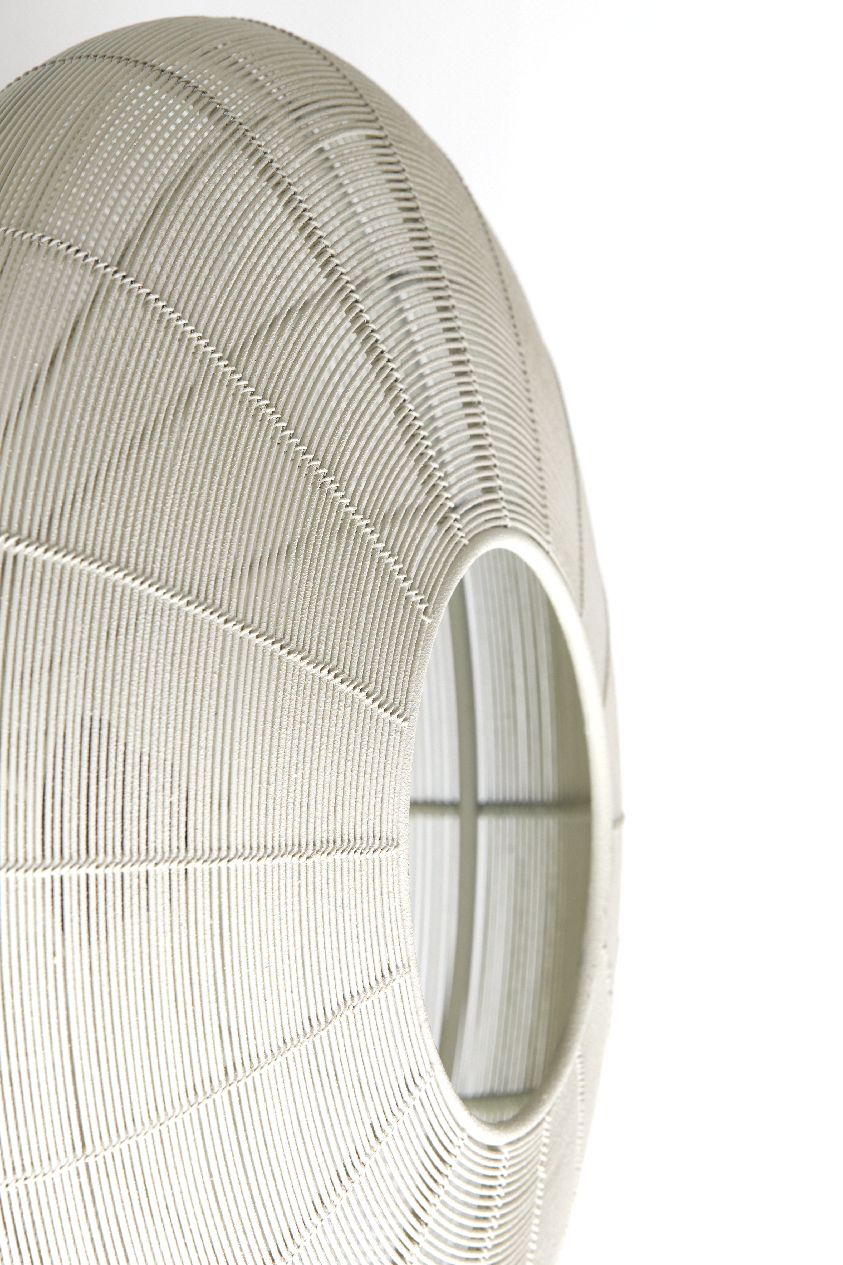 Deckenleuchte  Durchm. 40x17cm in creme matt