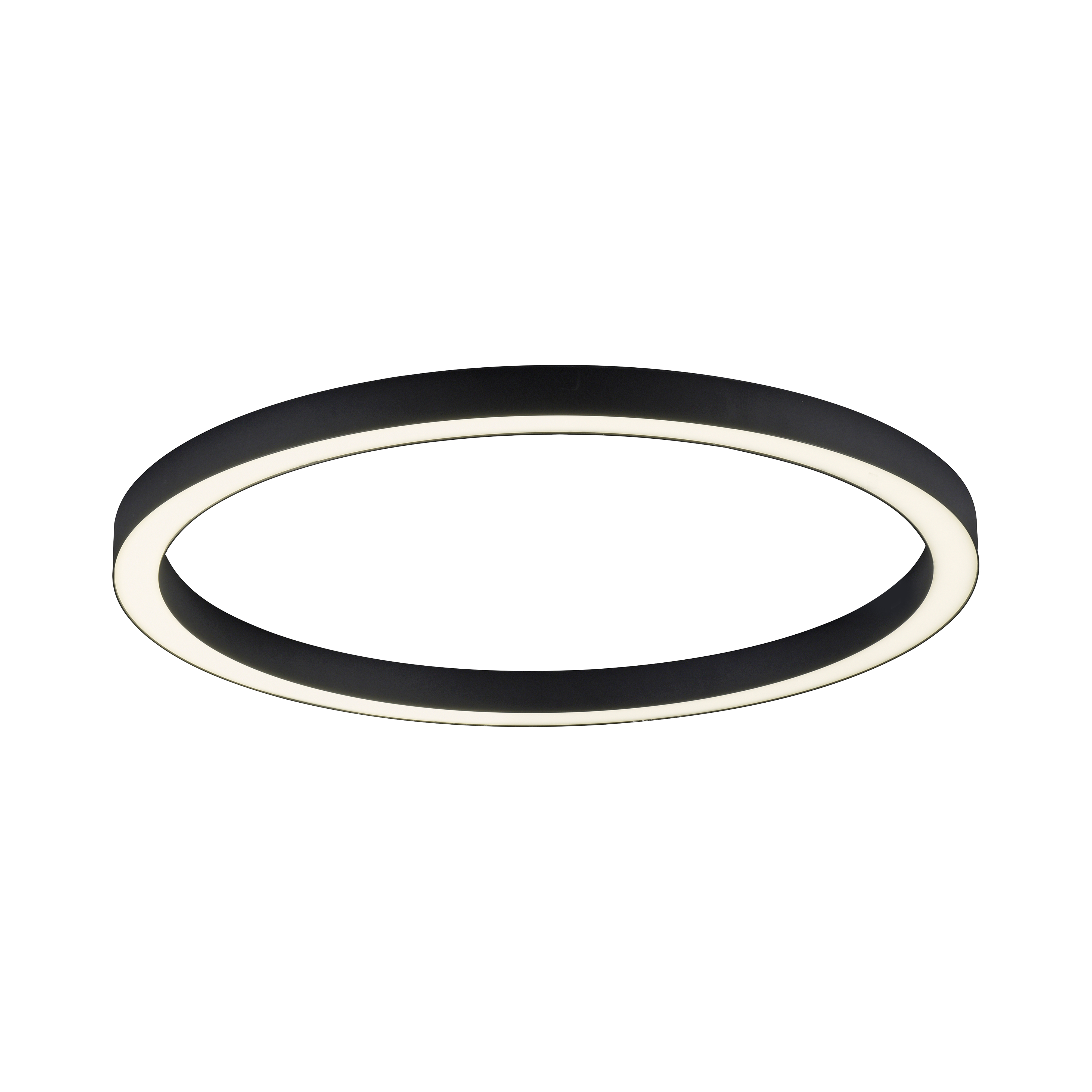 Paul Neuhaus LED-Deckenleuchte PURE LINES ROUND 1-flammig in Farbe anthrazit, Deckenleuchte