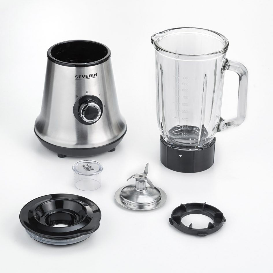 Severin Standmixer SM 3734 in Edelstahl gebürstet/Schwarz
