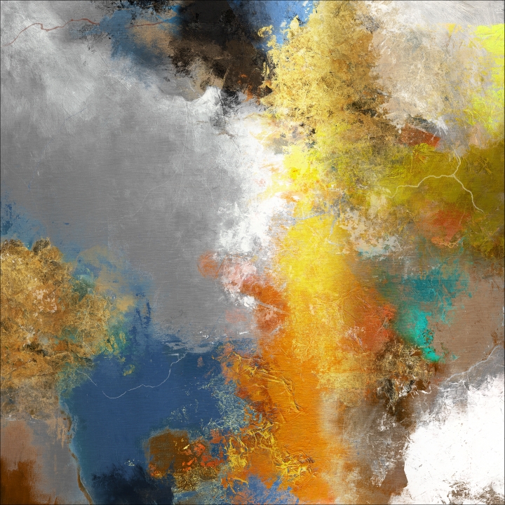ProArt Alu-Art 98x98cm Blue brown gold V