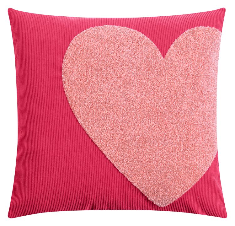 Magma Heimtex Kissenhülle PIXIE ca. 45x45cm in Farbe Heart, Kissen, Dekoration für Zuhause, Symbol
