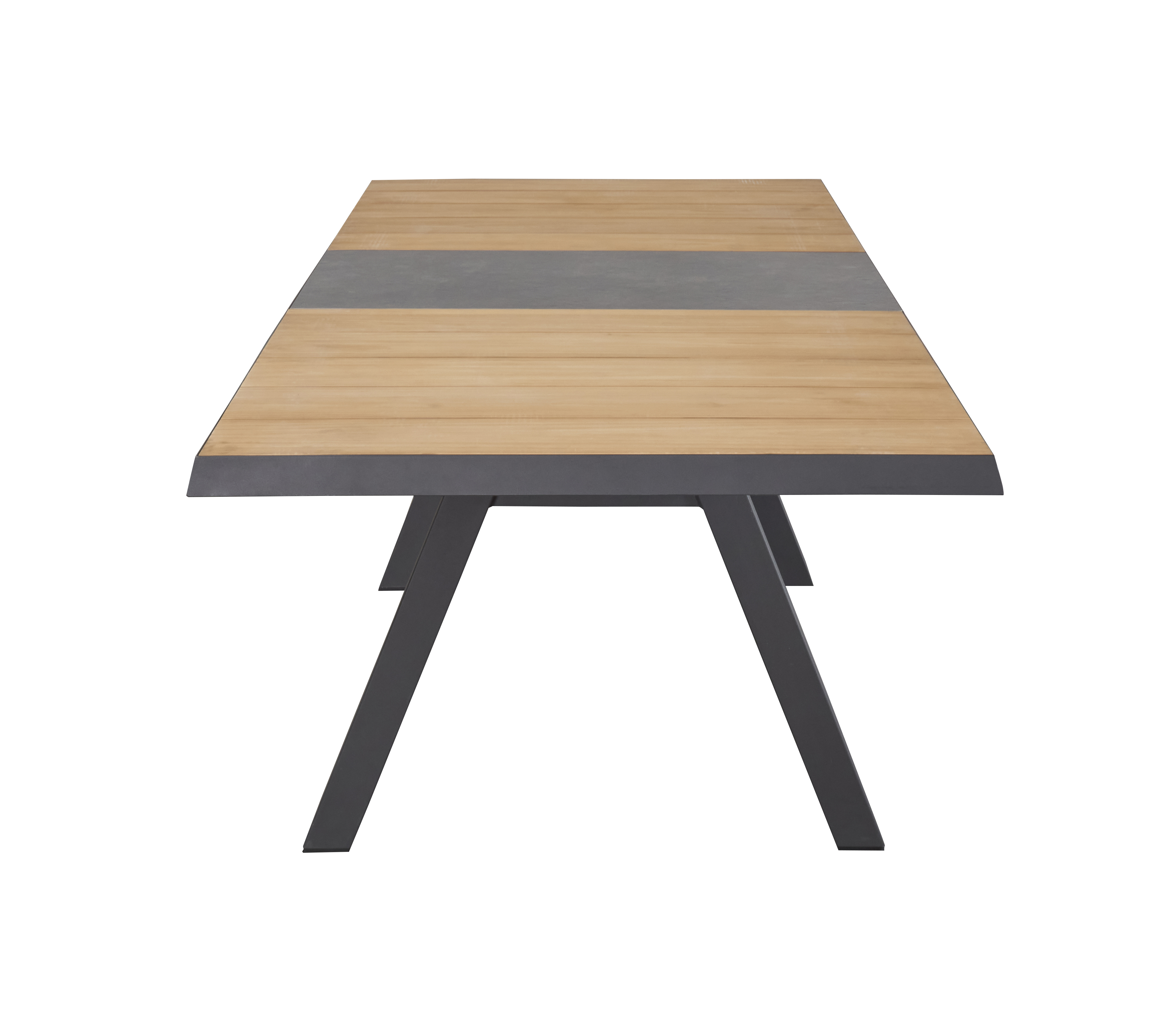 L.C. Wholsaler Ausziehtisch Kumasi mit Platte aus Teak natur, Kaffeetisch, Mobiliar, Tabelle, Esstisch, Tischplatte