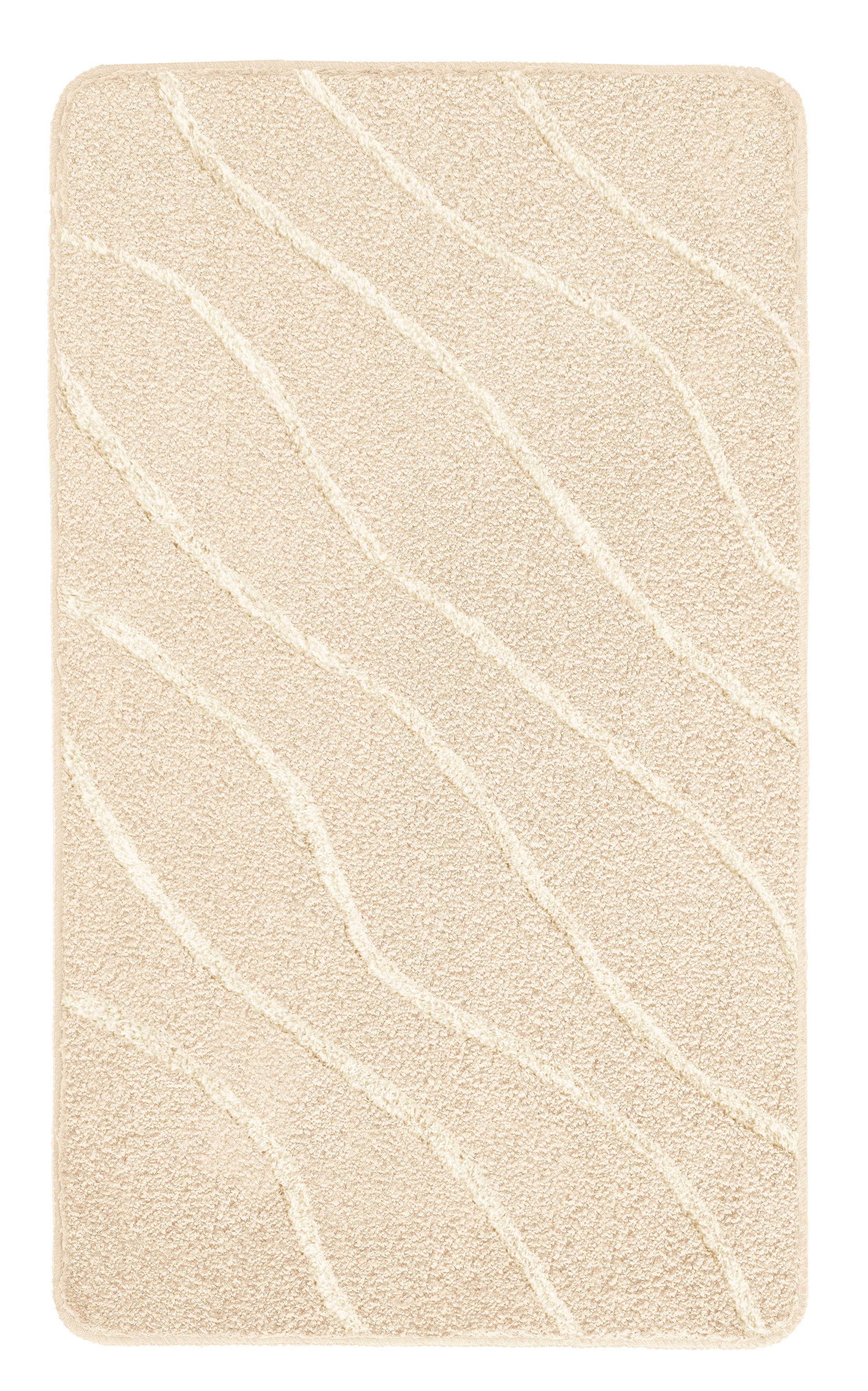 Kleine Wolke Badteppich TRAM ca. 60x100cm in Farbe Caramel