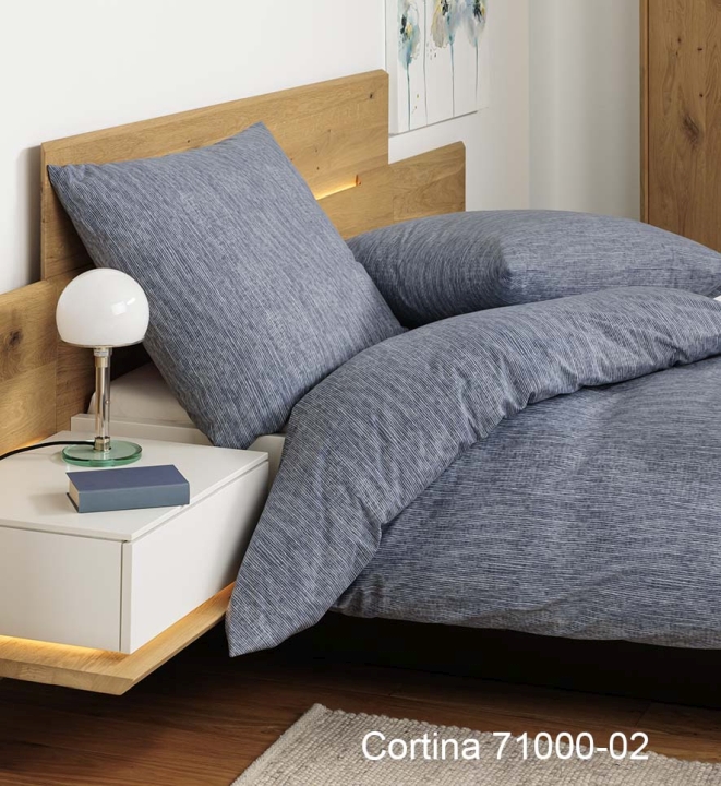 Janine Design Bettwäsche CORTINA ca. 135x200cm in Farbe blau