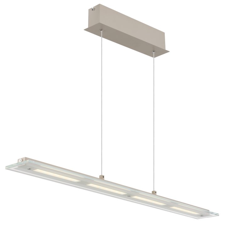 Interliving LED-Hängeleuchte IL-9356 in Metall sandfarben matt, Leuchte, Deckenleuchte, Deckenventilator, Gerät, Elektrisches Gerät