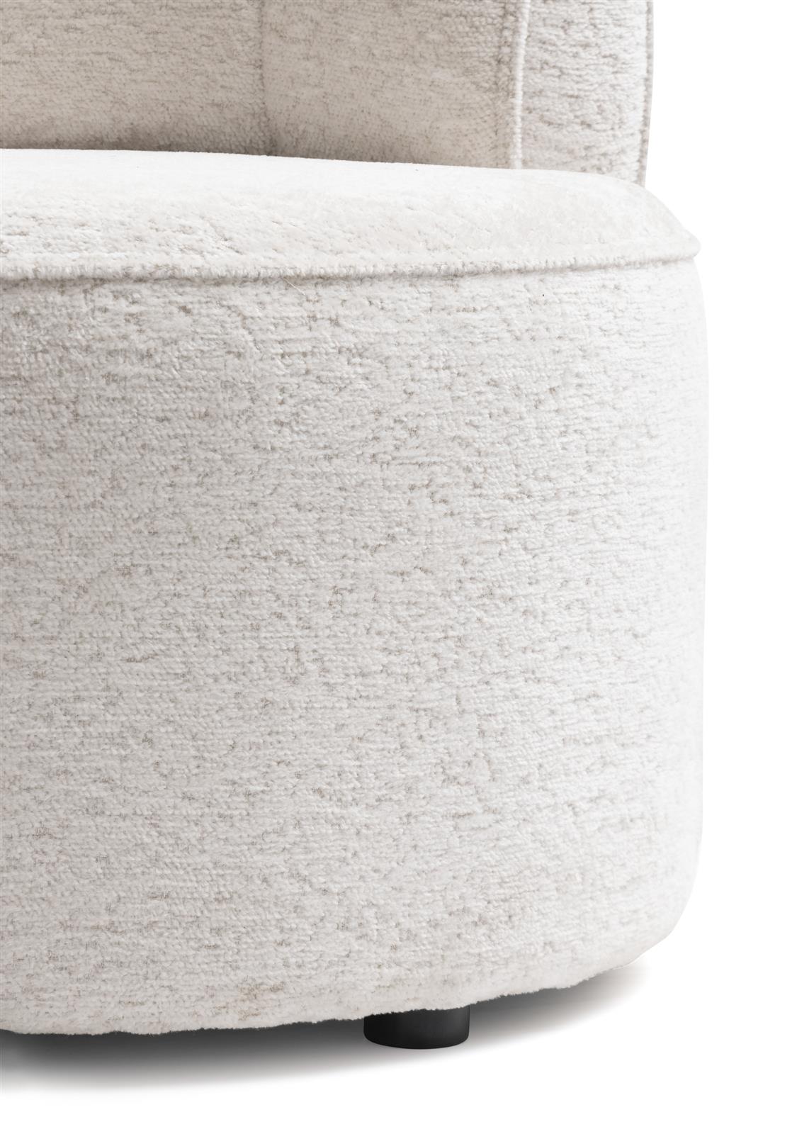 Coco Maison Sessel COCO MAISON ca. B71 H74 T71 cm in Stoff Lecce creme