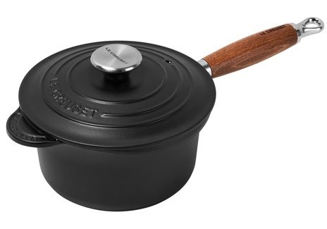 Le Creuset Profitopf mit Holzgriff Ø ca. 18cm Schwarz