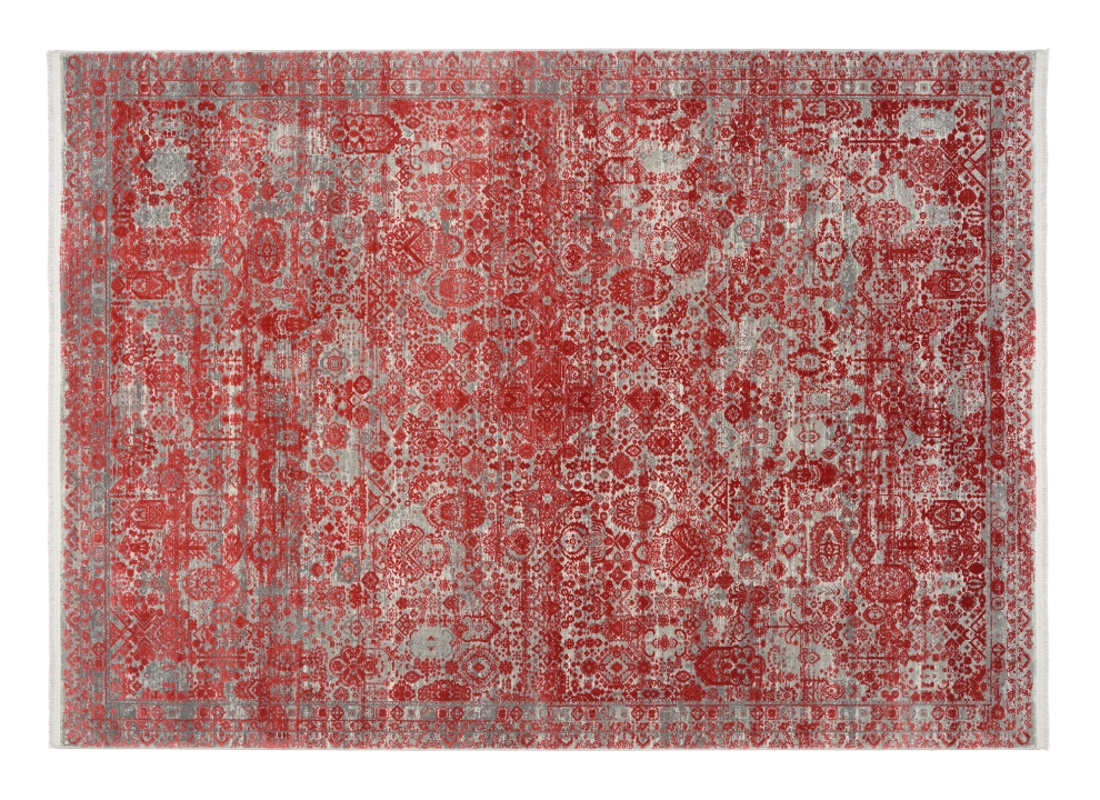 OCI Webteppich Colour Tadi ca. 140x200cm in rot