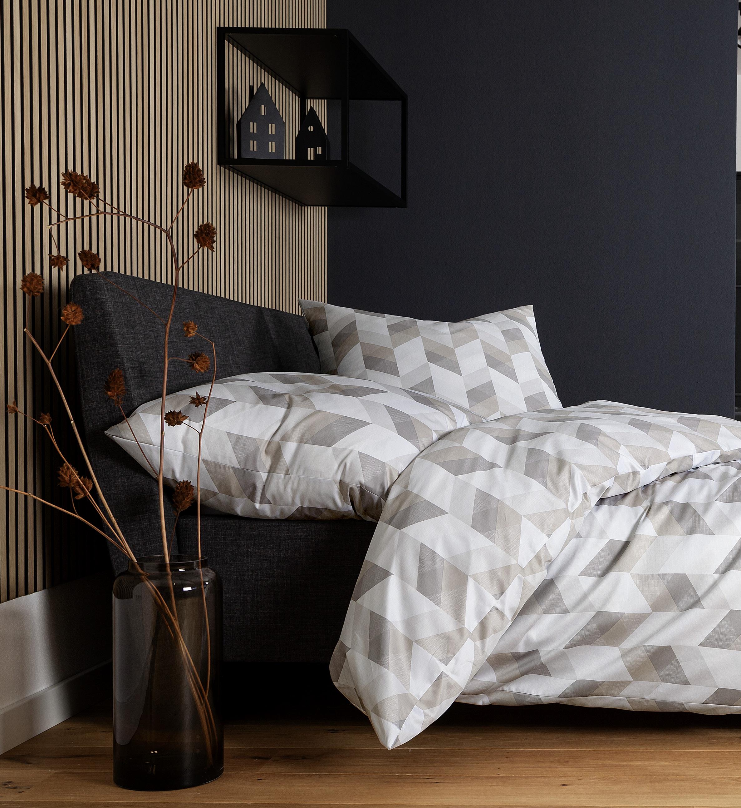 Janine Design Bettwäsche 155x220cm PALERMO in Farbe Naturell