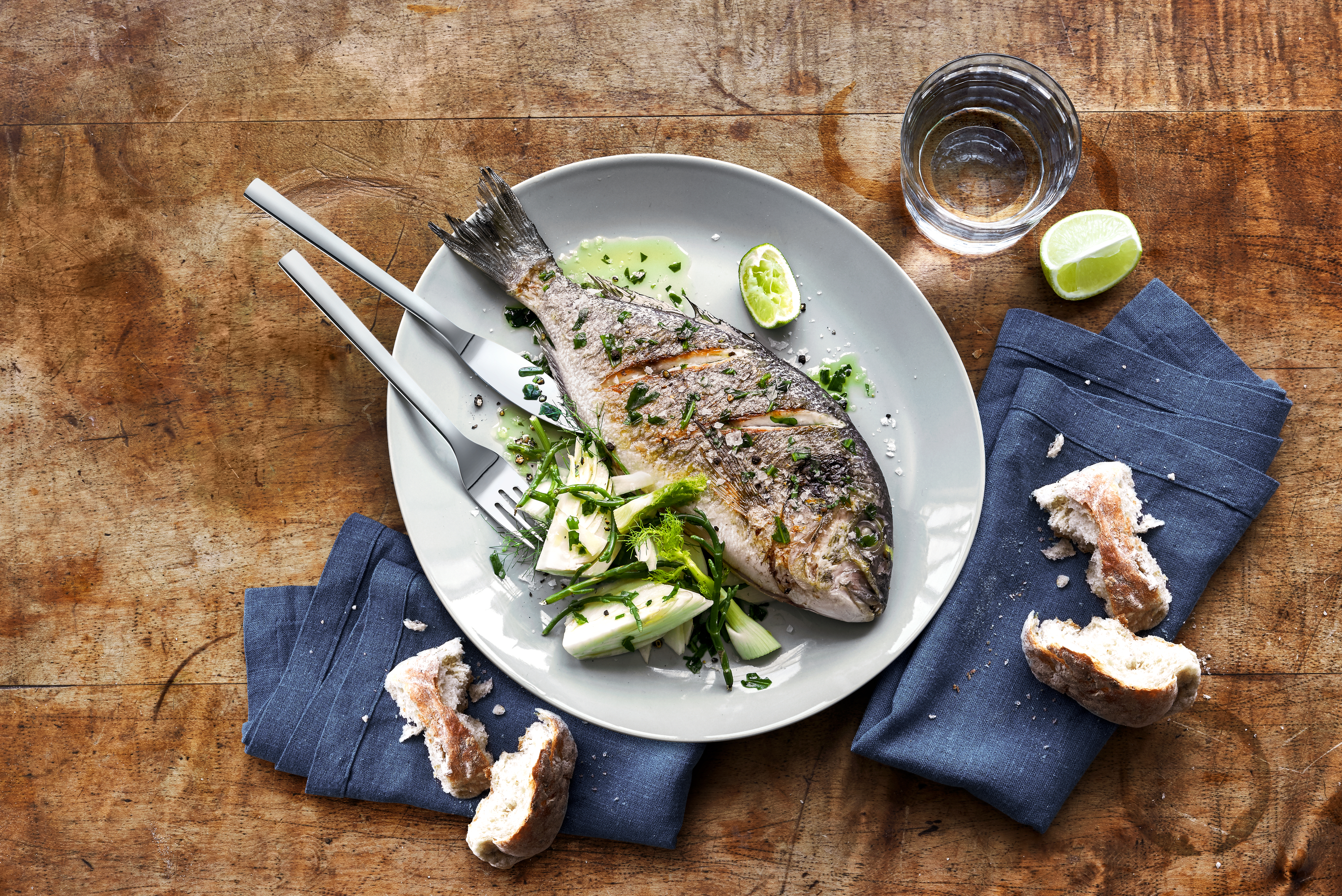 WMF Nuova Fischbesteck-Set, 12-teilig in Edelstahl