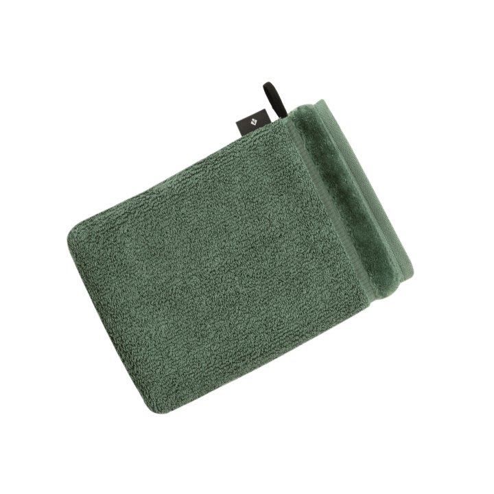 Vossen Waschhandschuh Pure ca. 16x22cm in Farbe green tea