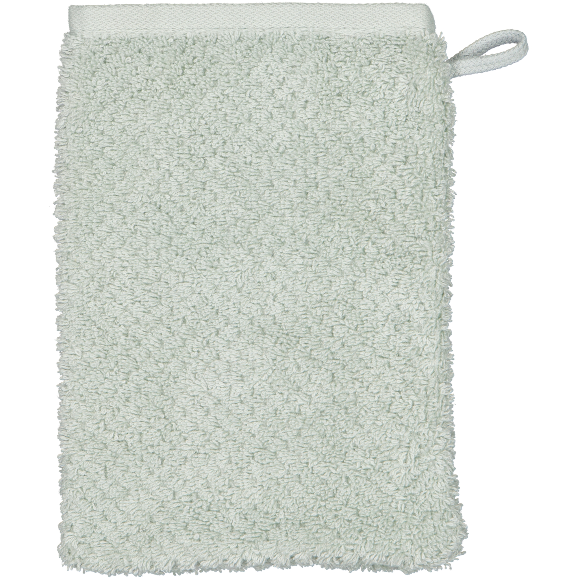 Cawö Waschhandschuh PURE 16x22cm in Farbe eukalyptus