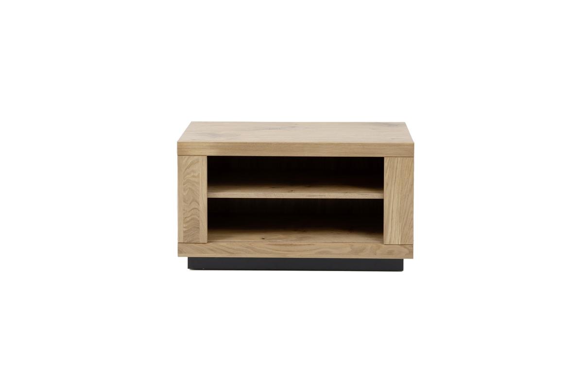 MCA Direkt Garderobenbank GRENO GARDEROBE ca. B50 H46 T40 cm in Wildeiche massiv geölt