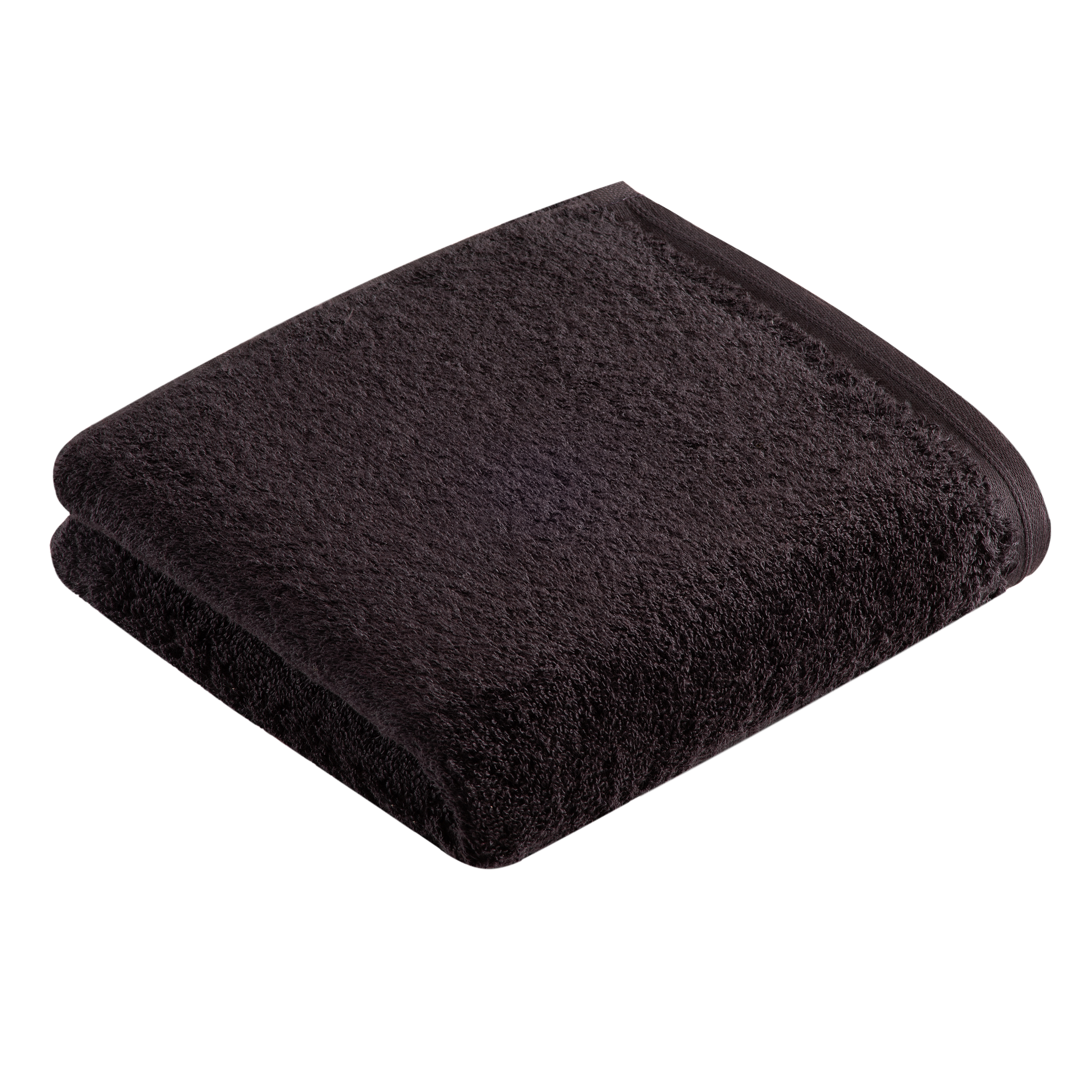 Vossen Handtuch Vegan Life ca. 50x100cm in Farbe anthrazit, Handtuch, Dekoration für Zuhause