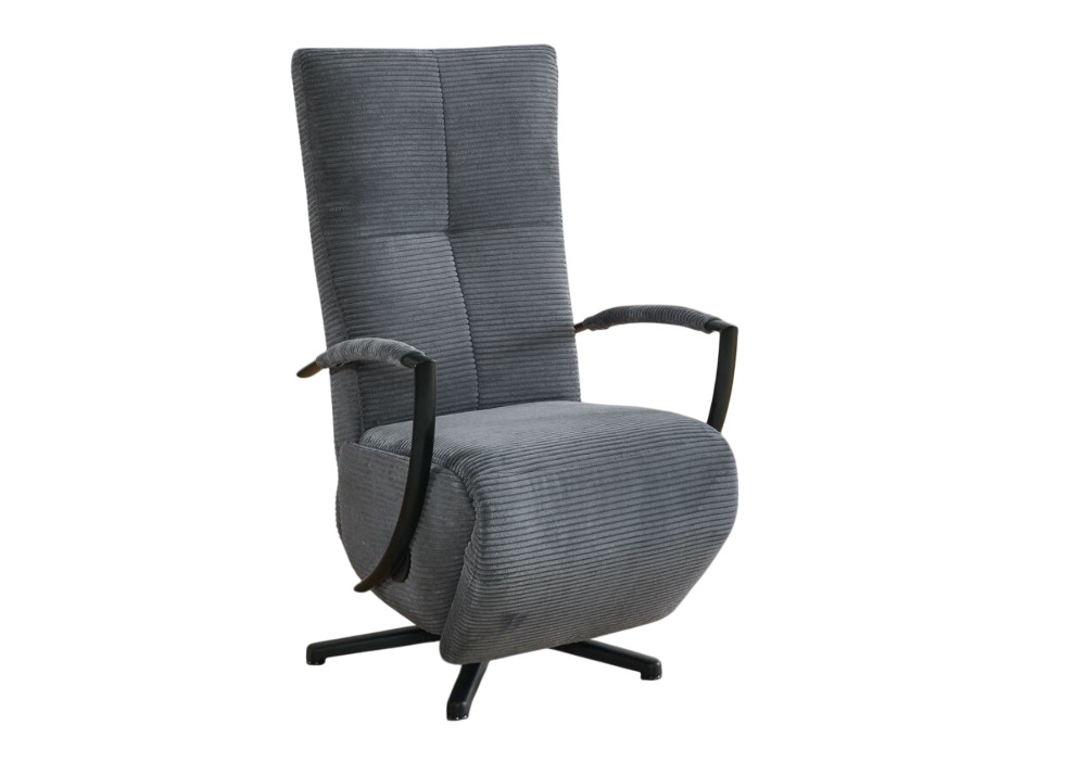 Poco Relaxsessel DOVER in Stoff Cord Lincoln hellgrau, Moebel, Stuhl, Sessel