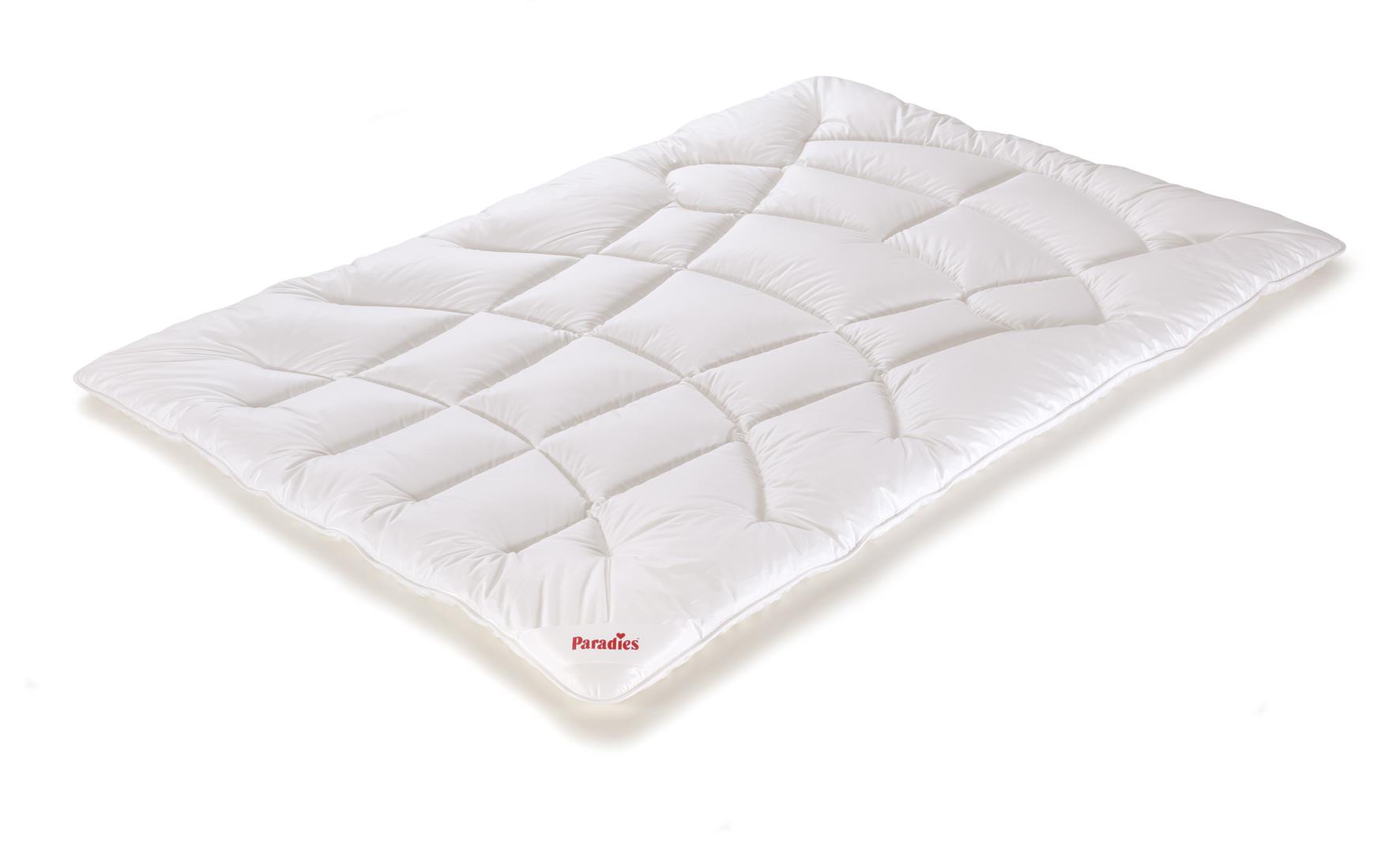 Paradies Bettdecke 155x220cm KORALL BIO in medium warm, Moebel, Matratze, Bett