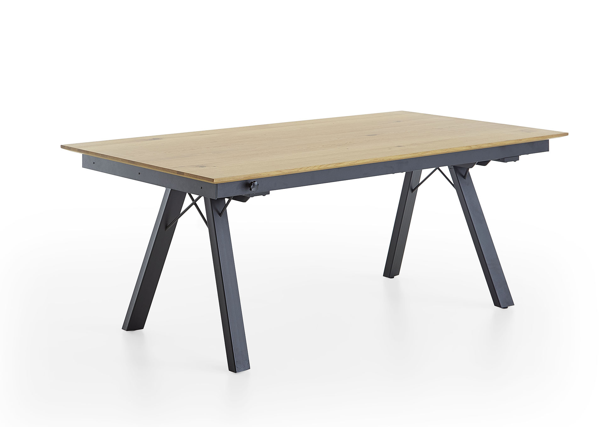 Niehoff Esstisch BRIDGE ca.180(280)x100cm, H:75cm in Charaktereiche furniert