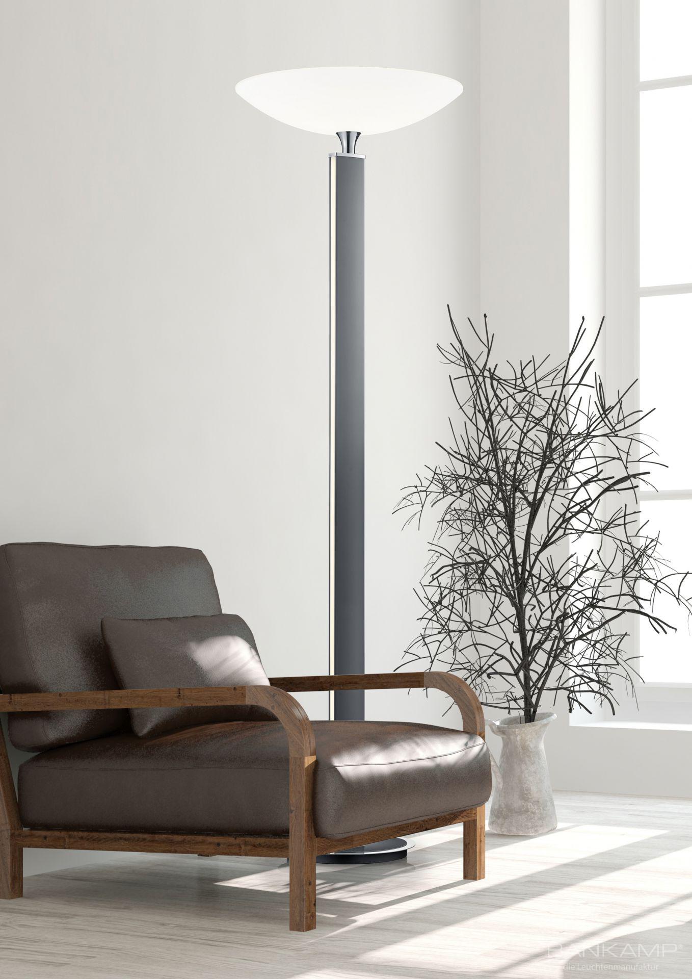 Stehleuchte PURE F 53x179 in anthrazit matt eloxiert