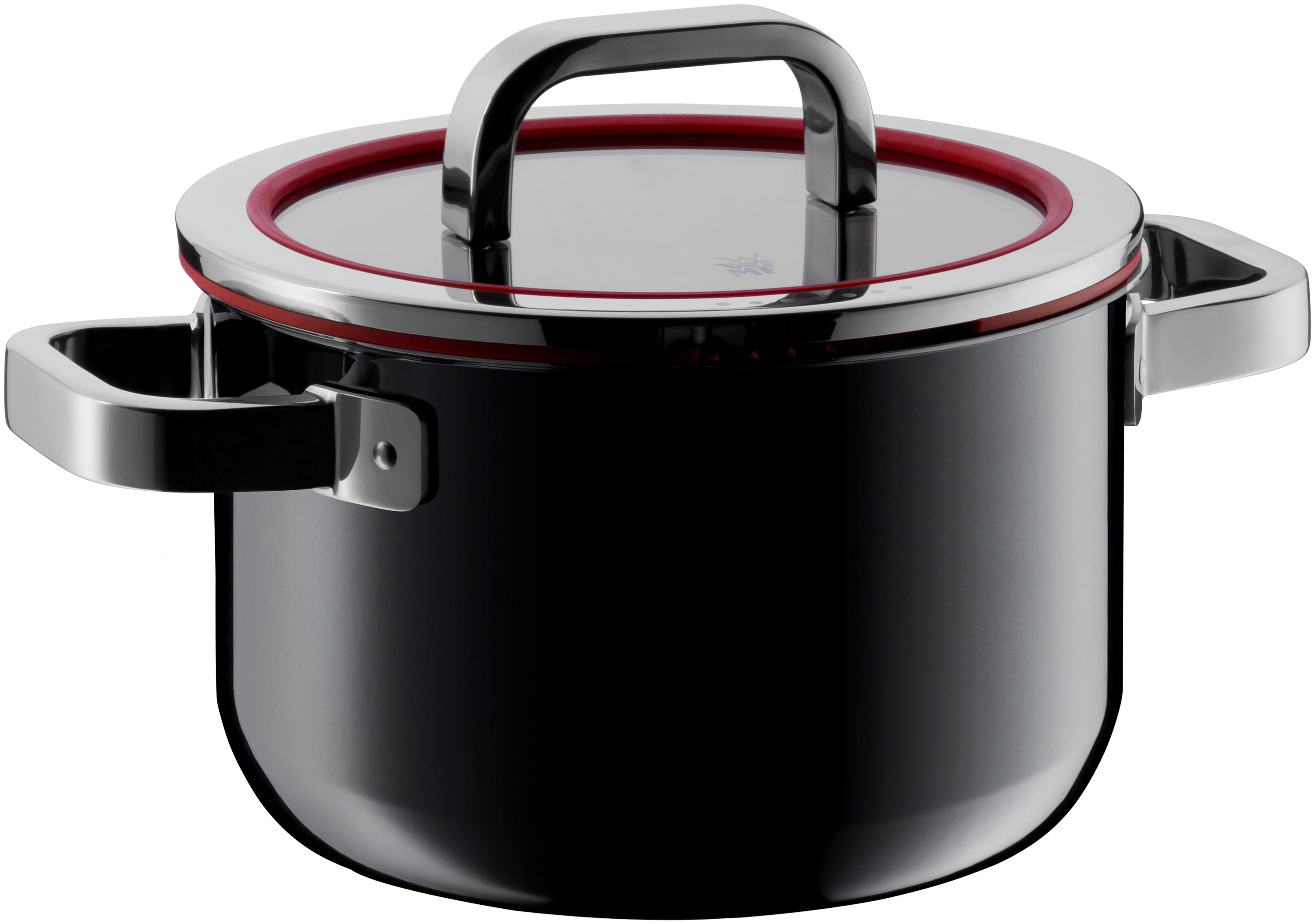WMF Fusiontec Functional Fleischtopf in Edelstahl/schwarz/rot WMF Fusiontec Functional Fleischtopf in Edelstahl/schwarz/rot