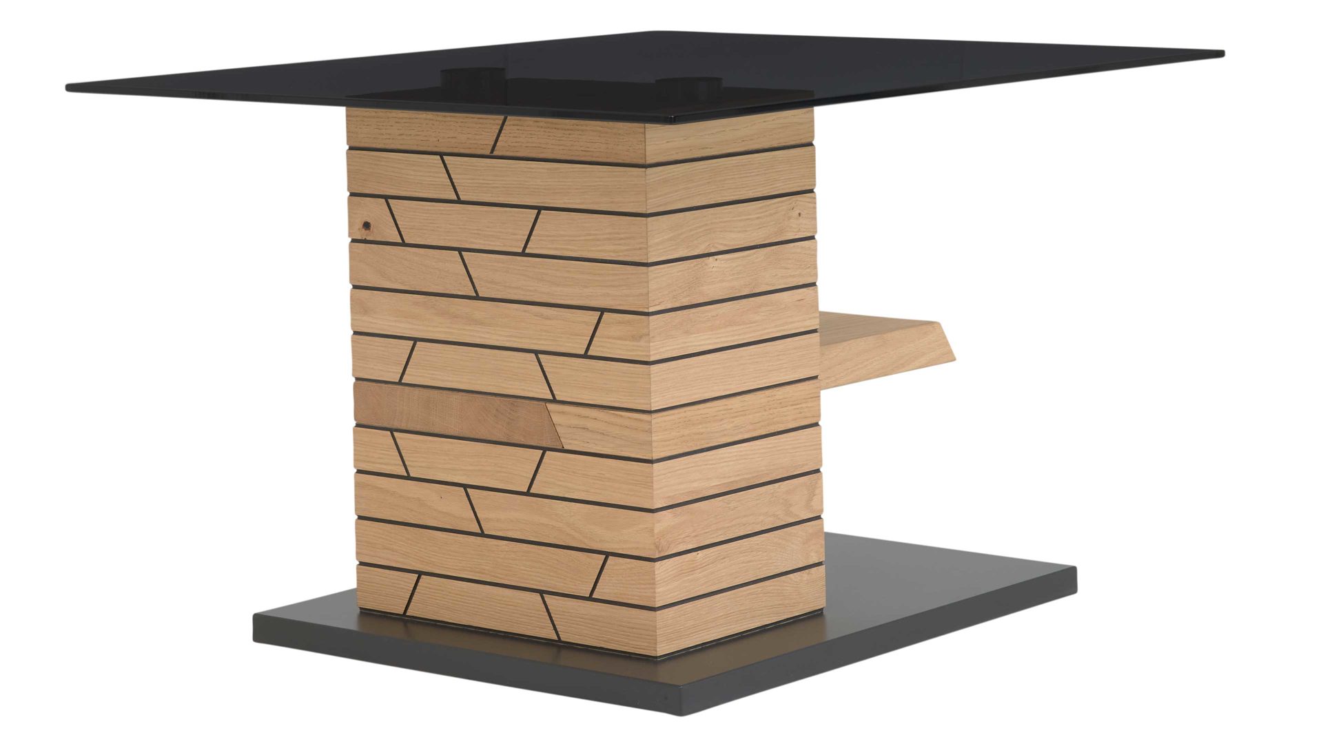 Interliving Couchtisch 2108 ca. 110x46x70cm in schiefer/Hirnholz