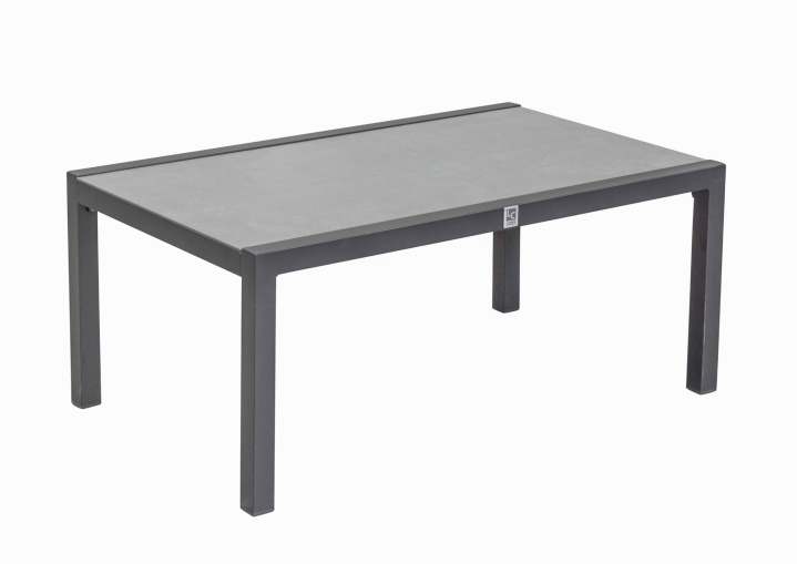 L.C. Wholesaler Couchtisch SONDRINO ca. B100 H42 T60 cm in Platte Keramik Beton-Optik