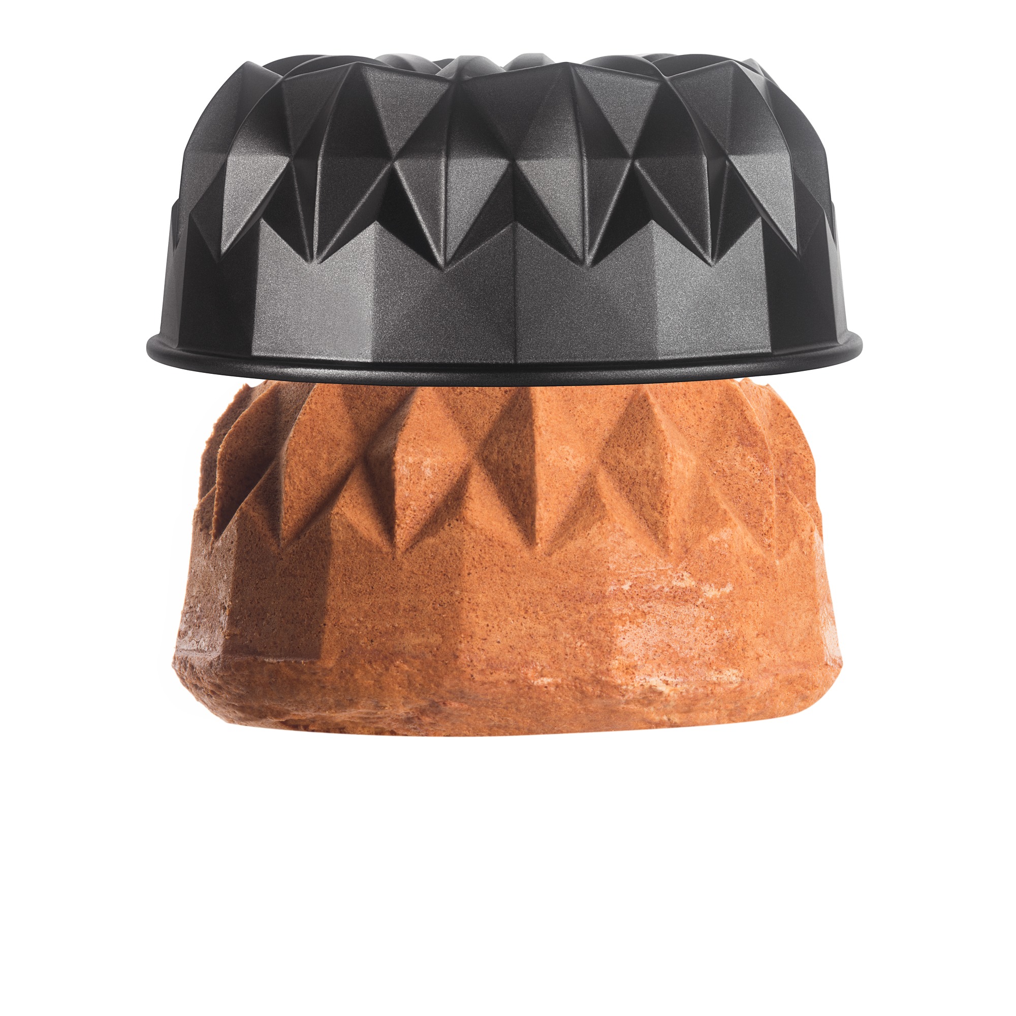 Kaiser Bundform, geometrisch in schwarz