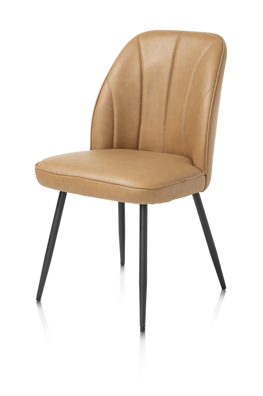 Henders & Hazel Stuhl LEO ca. B52 H87 T51 cm in Stoff Mikrof. Pala ockergelb