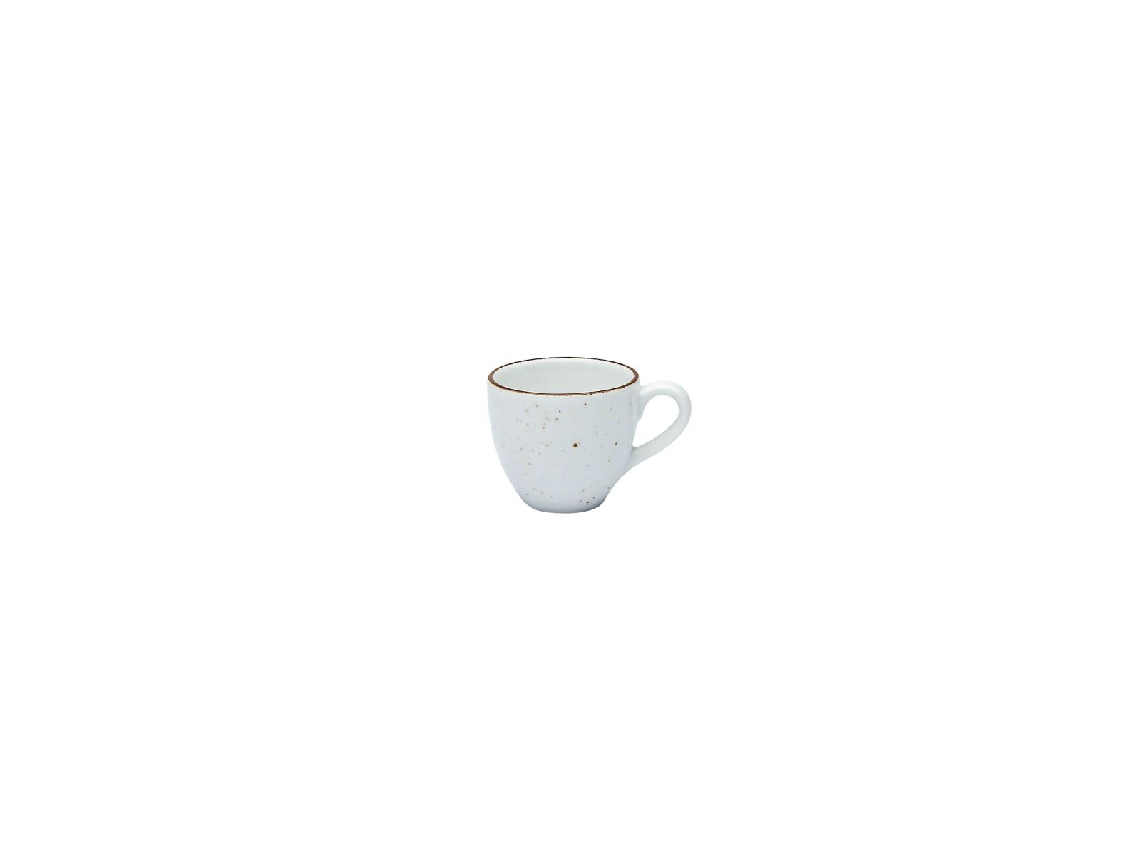 CreaTable Espressoobere Vintage Nature in Farbe Weiß glänzend