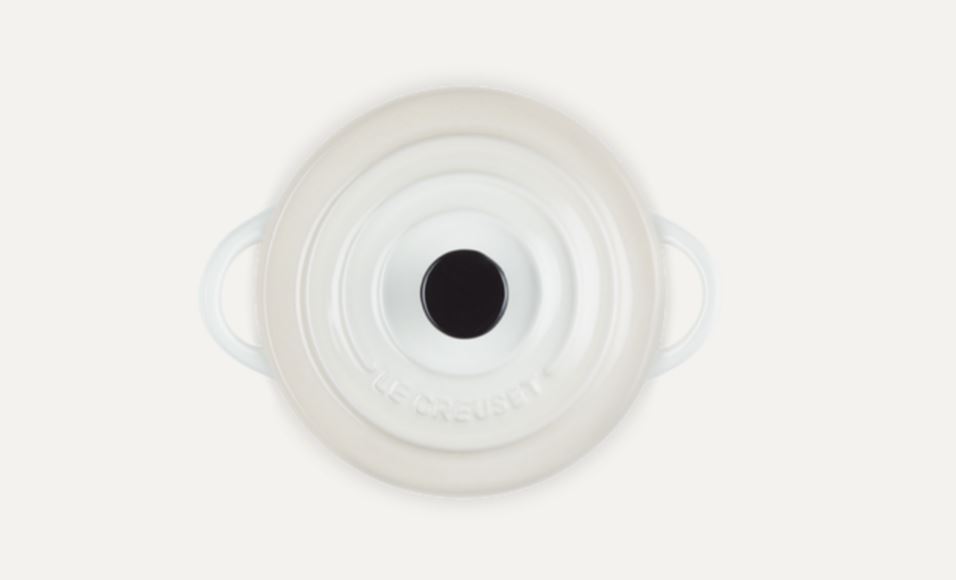 Le Creuset Mini-Cocotte 10cm in Farbe Meringue