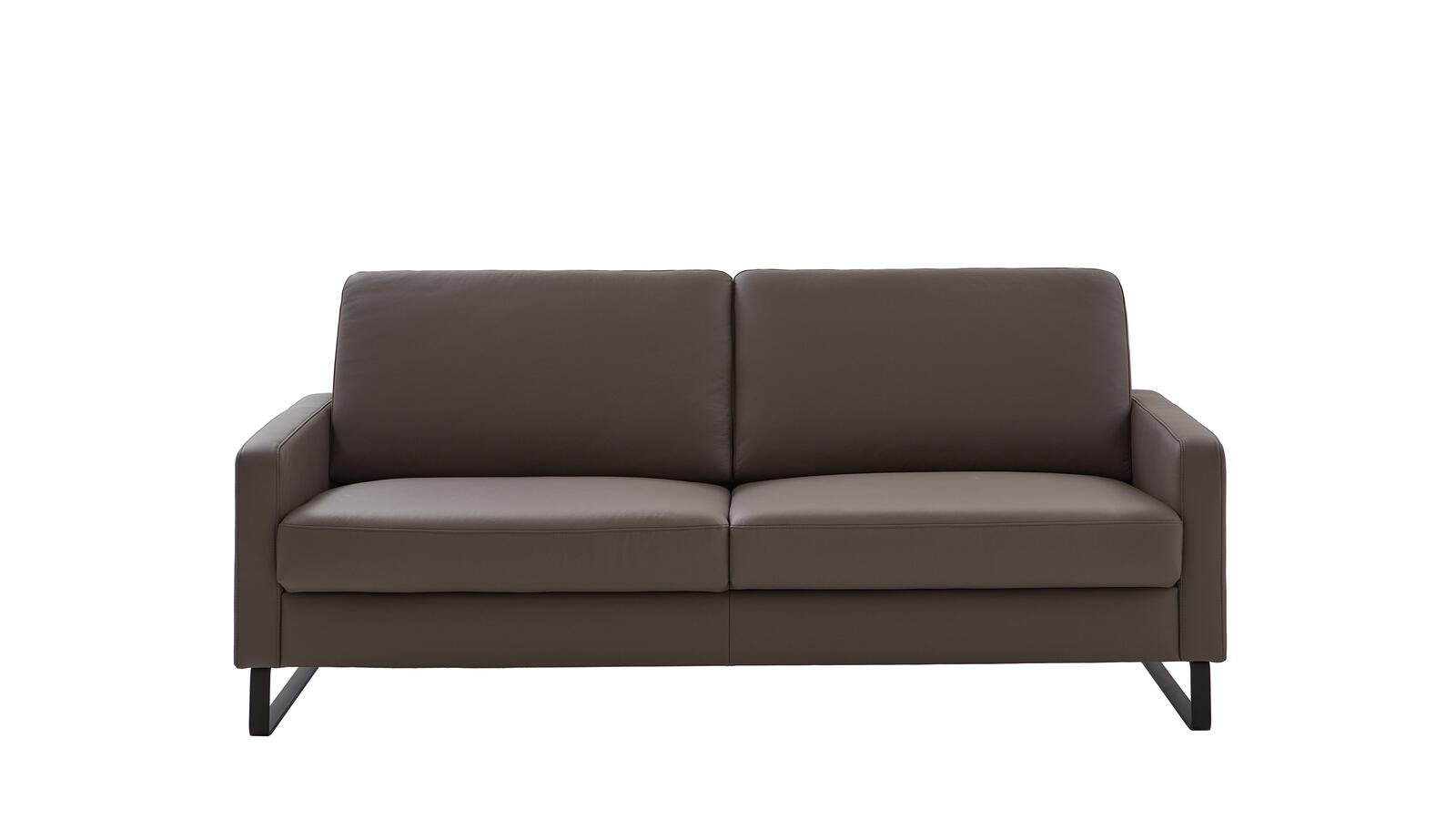 Carina Polstermöbel Sofa 3-sitzig XL ANUK in Leder Soft-Line elephant
