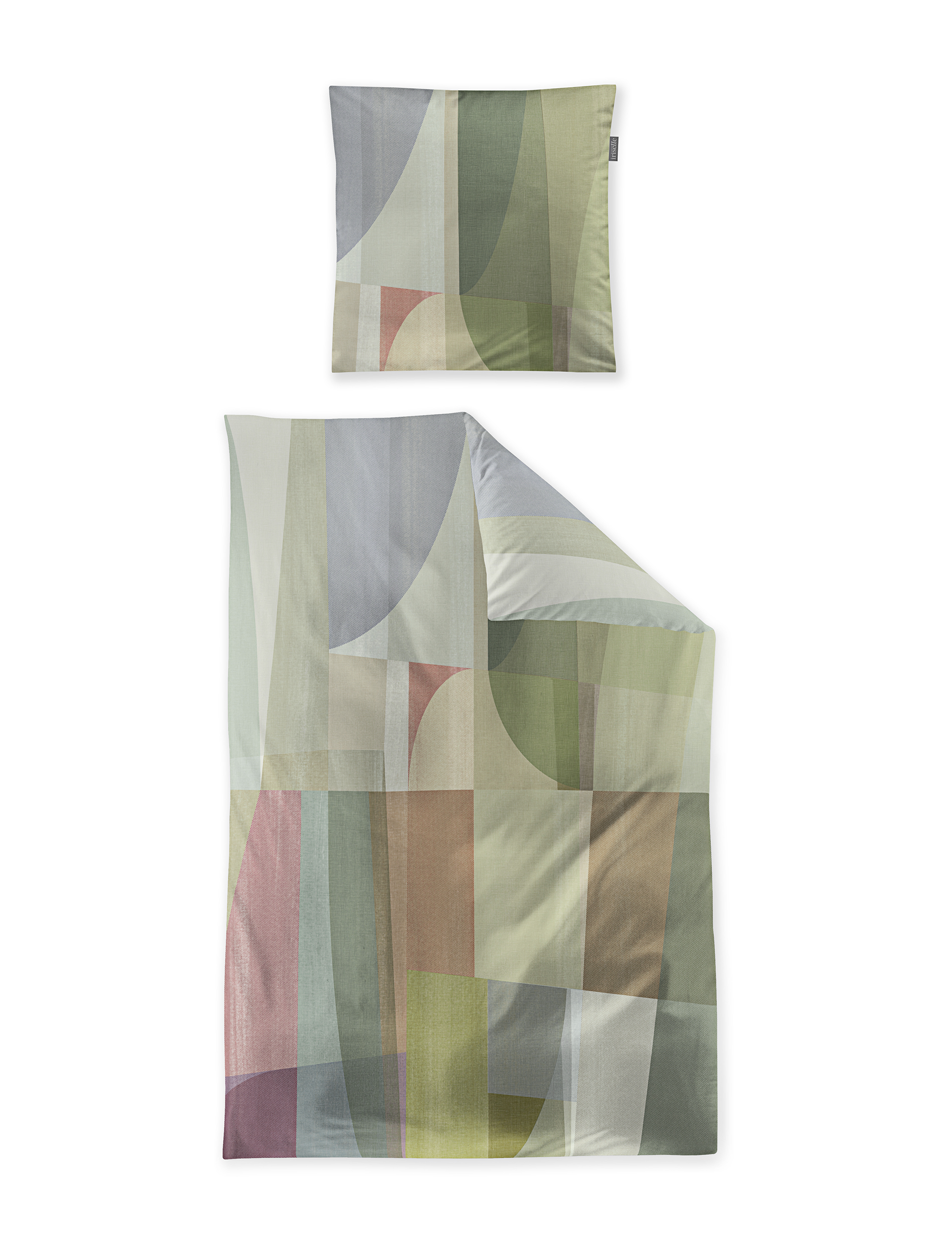 irisette Lyocell-Satin Bettwäsche LOTUS in Farbe ca. 155x220cm, Dekoration für Zuhause, Leinen, Kissen