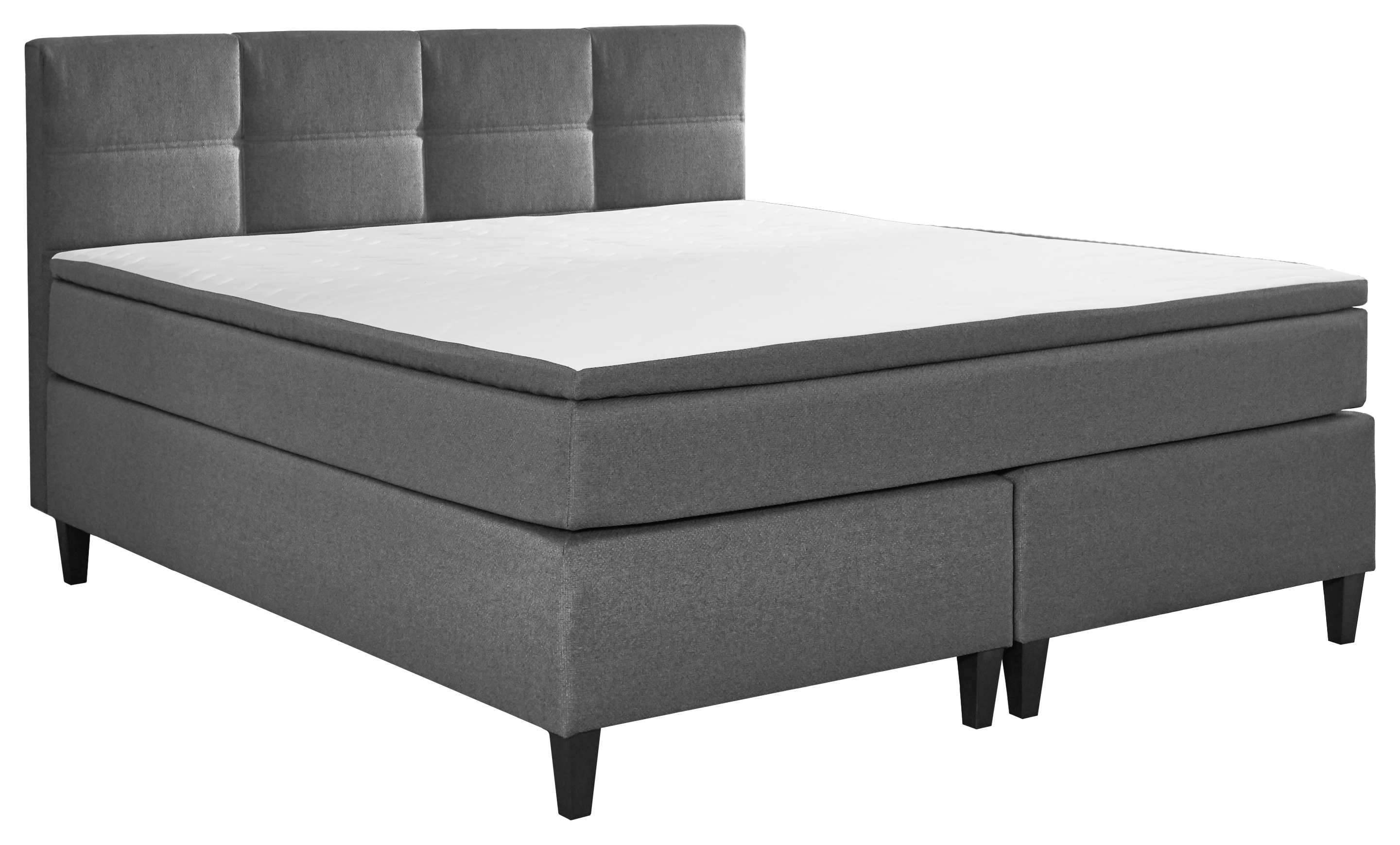 Sun Garden Boxspringbett SURREY in Stoff 50512-700 anthrazit