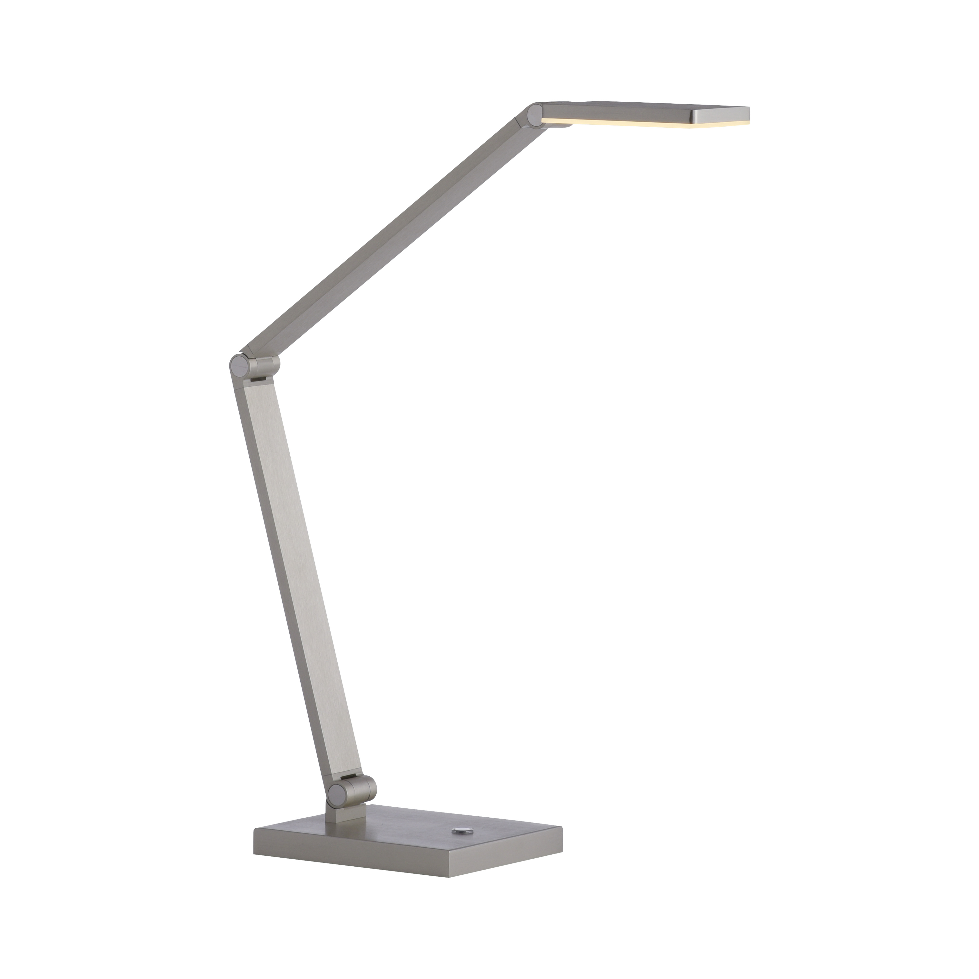 Paul Neuhaus LED-Tischleuchte SAMSKY 1-flammig in Farbe stahl, Lampe, Tischlampe