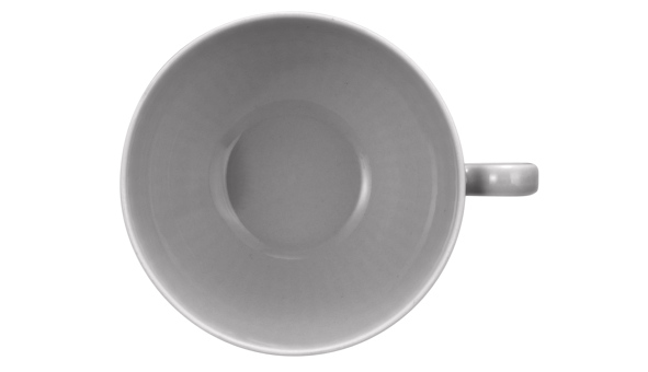 Seltmann Weiden Teeobertasse 0,14 l Amina 3 Silbergrau , Untertasse, Tasse