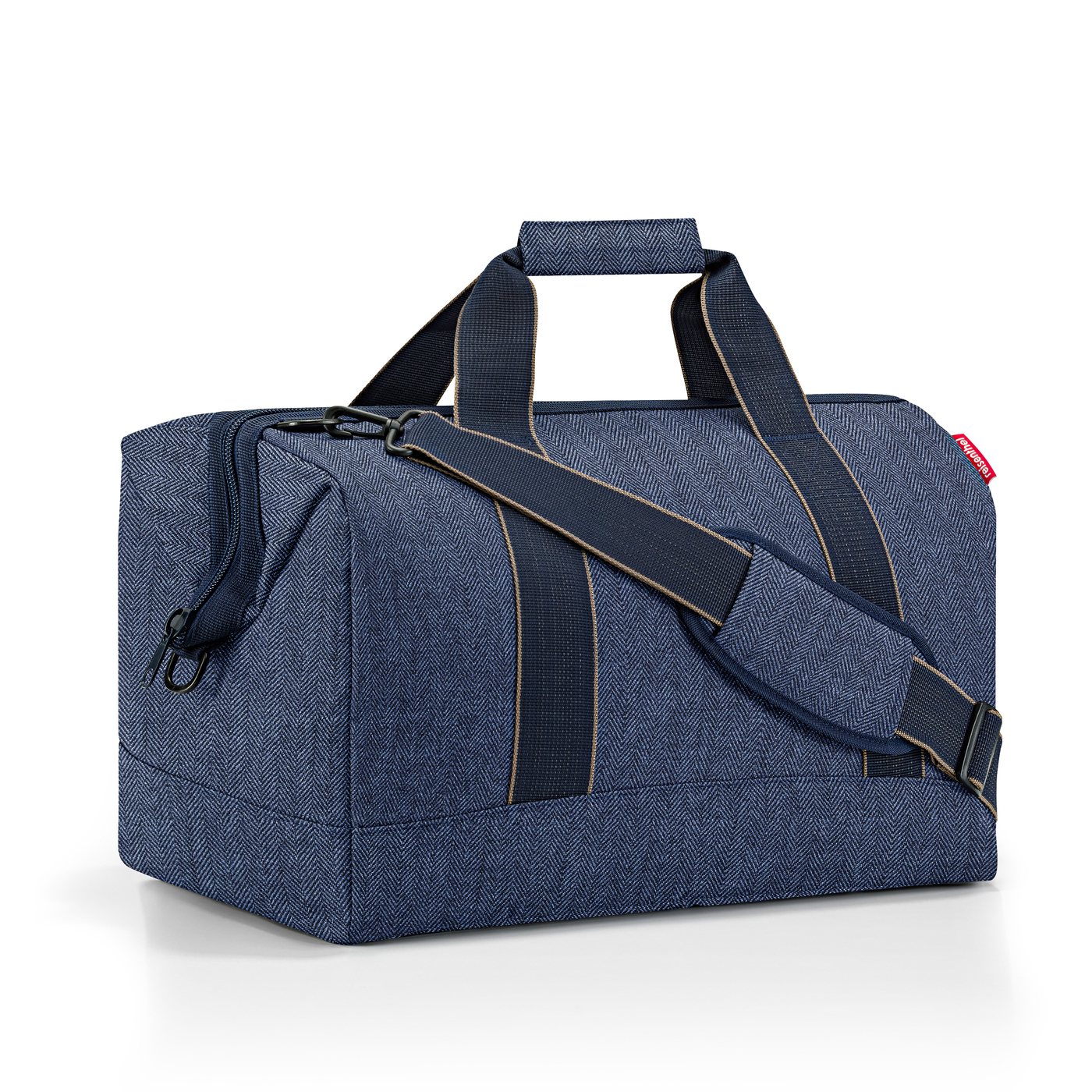 Reisenthel ALLROUNDER L in Farbe herringbone dark blue, Zubehor, Tasche, Handtasche, Leinwand, Gepäck