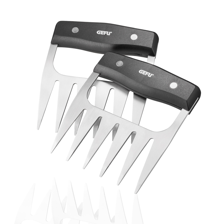 GEFU Fleischkrallen BBQ in Farbe schwarz/silber