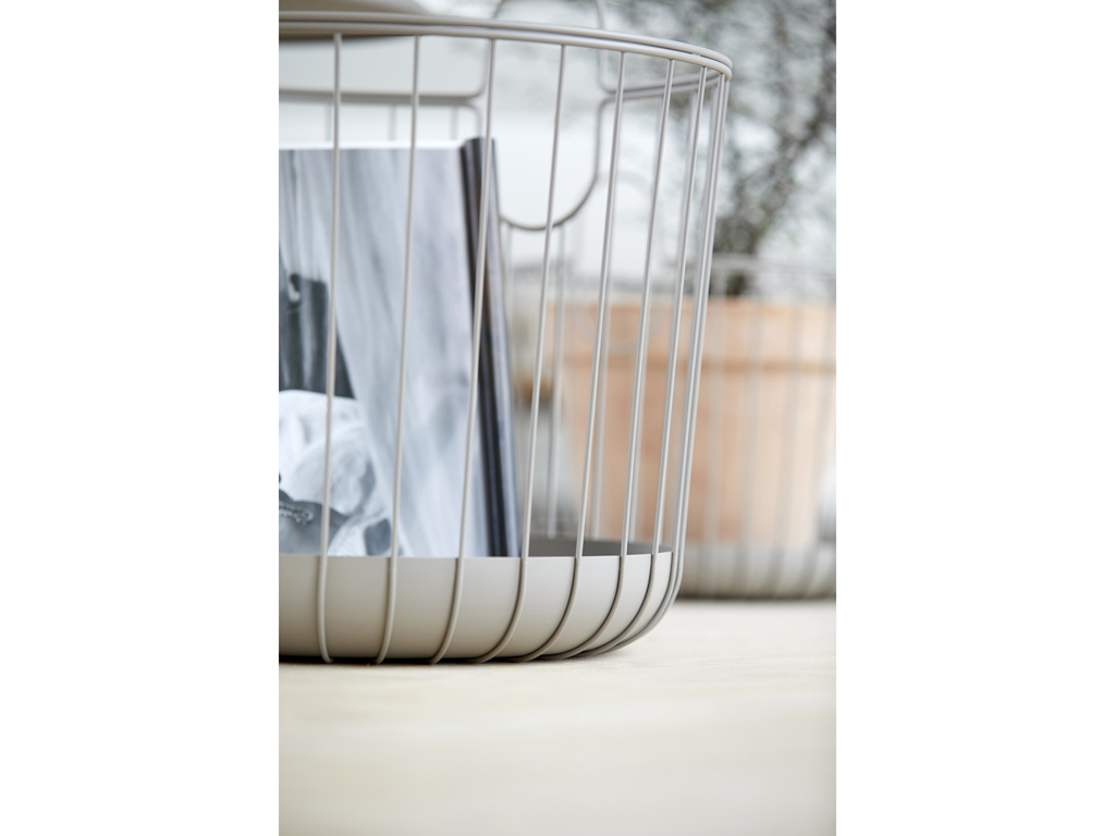 Zone Denmark Korb 40,6 cm in Farbe taupe